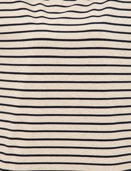 Krem Crop Top Tişört - 50246284003