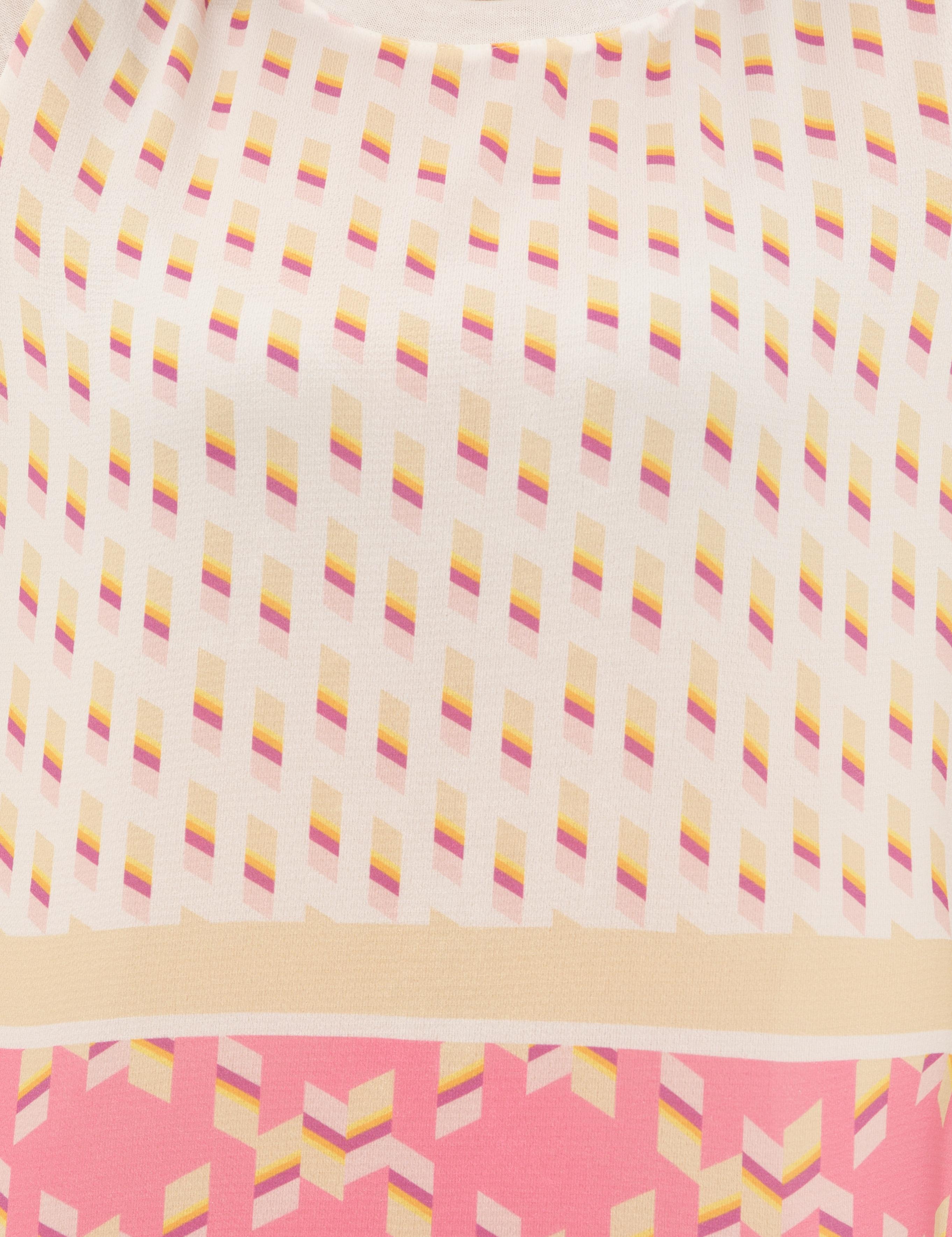 Fuşya Regular Fit Tişört