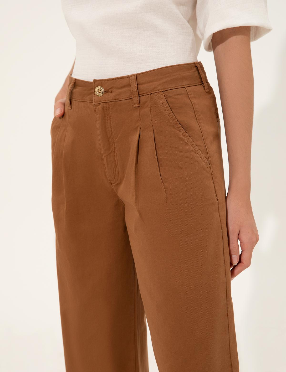 Taba Flare Cropped Pantolon - 50246687003