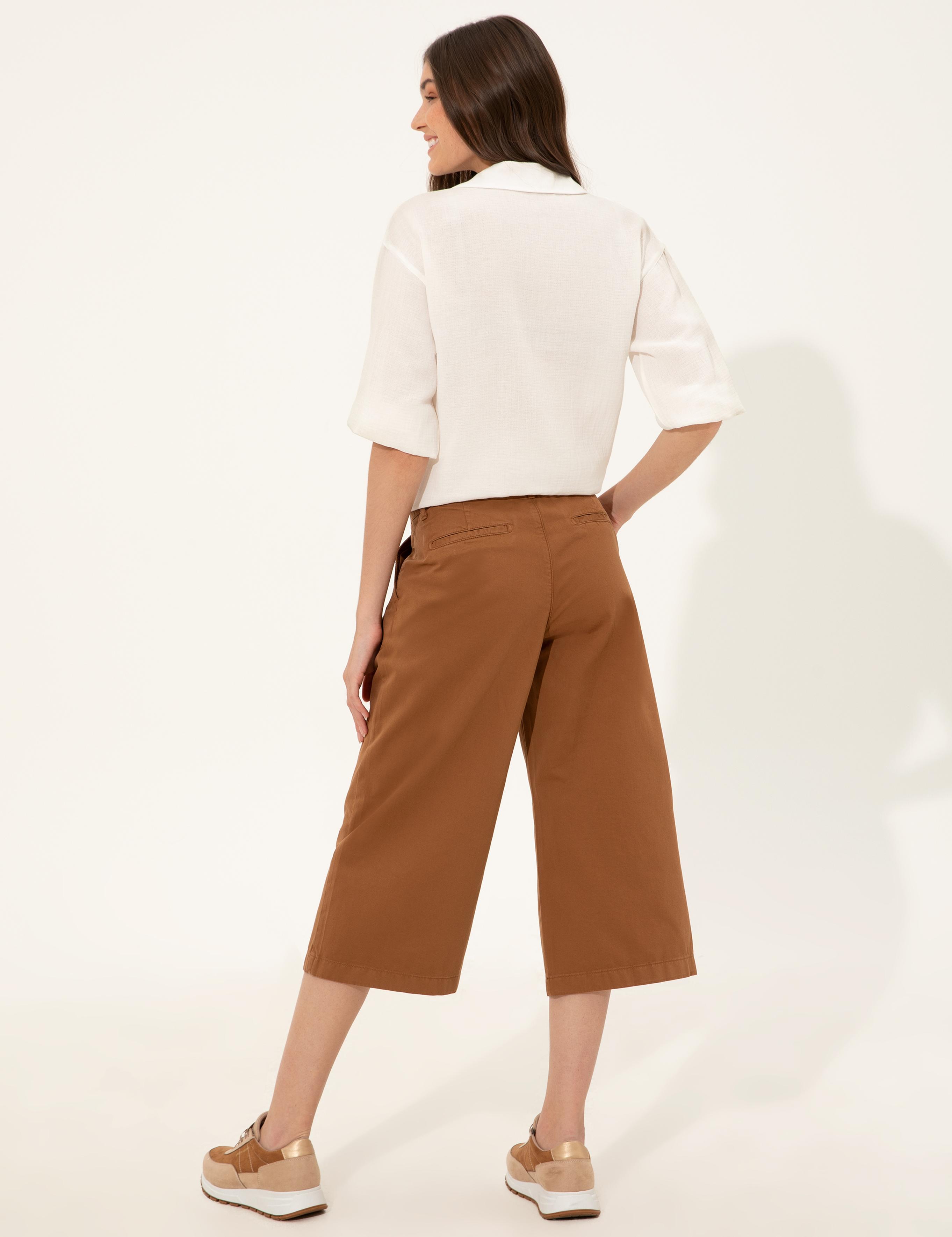 Taba Flare Cropped Pantolon
