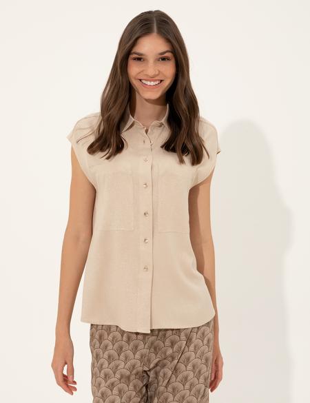 Bej A Kesim Tunik - 50247522003