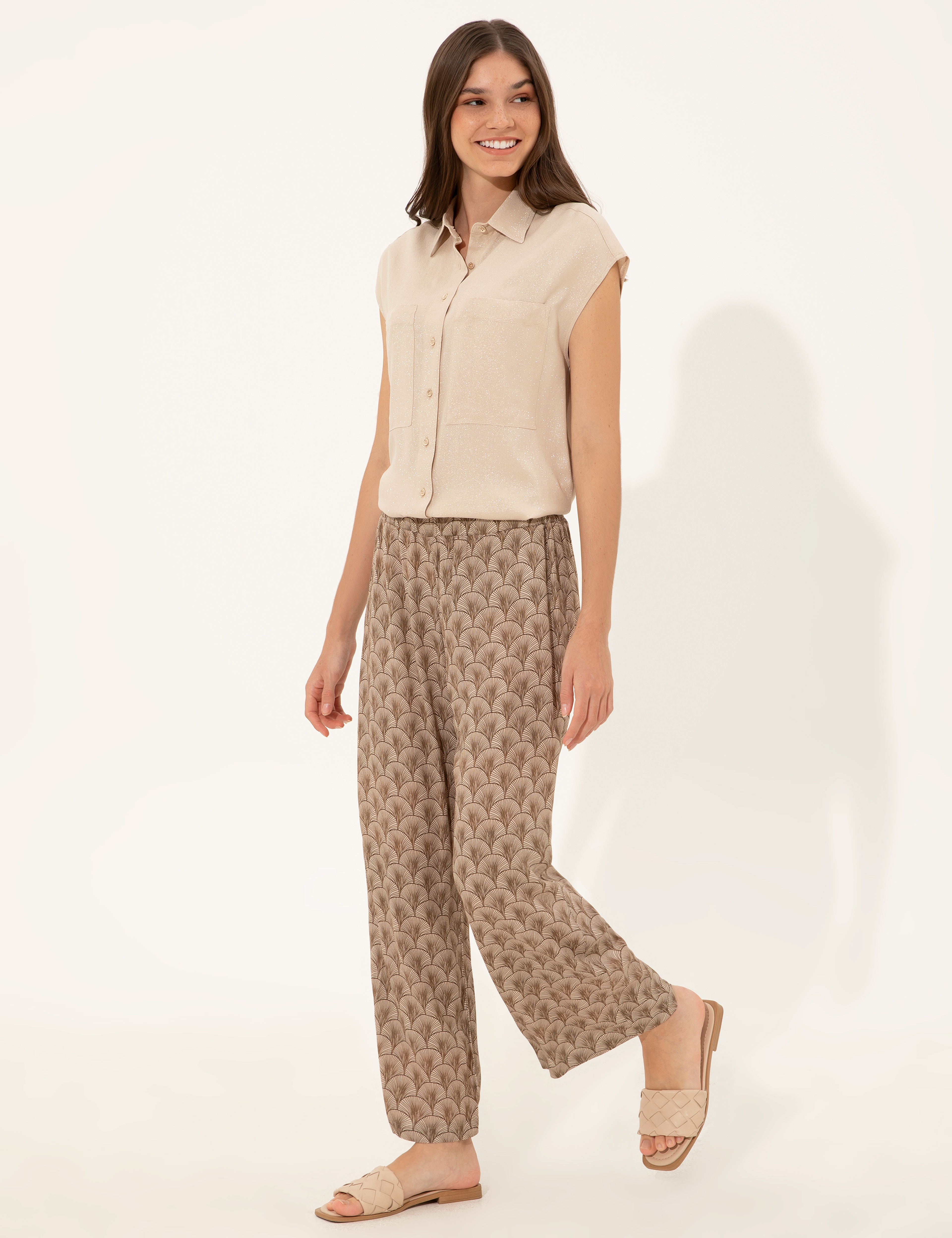Bej A Kesim Tunik - Image 4