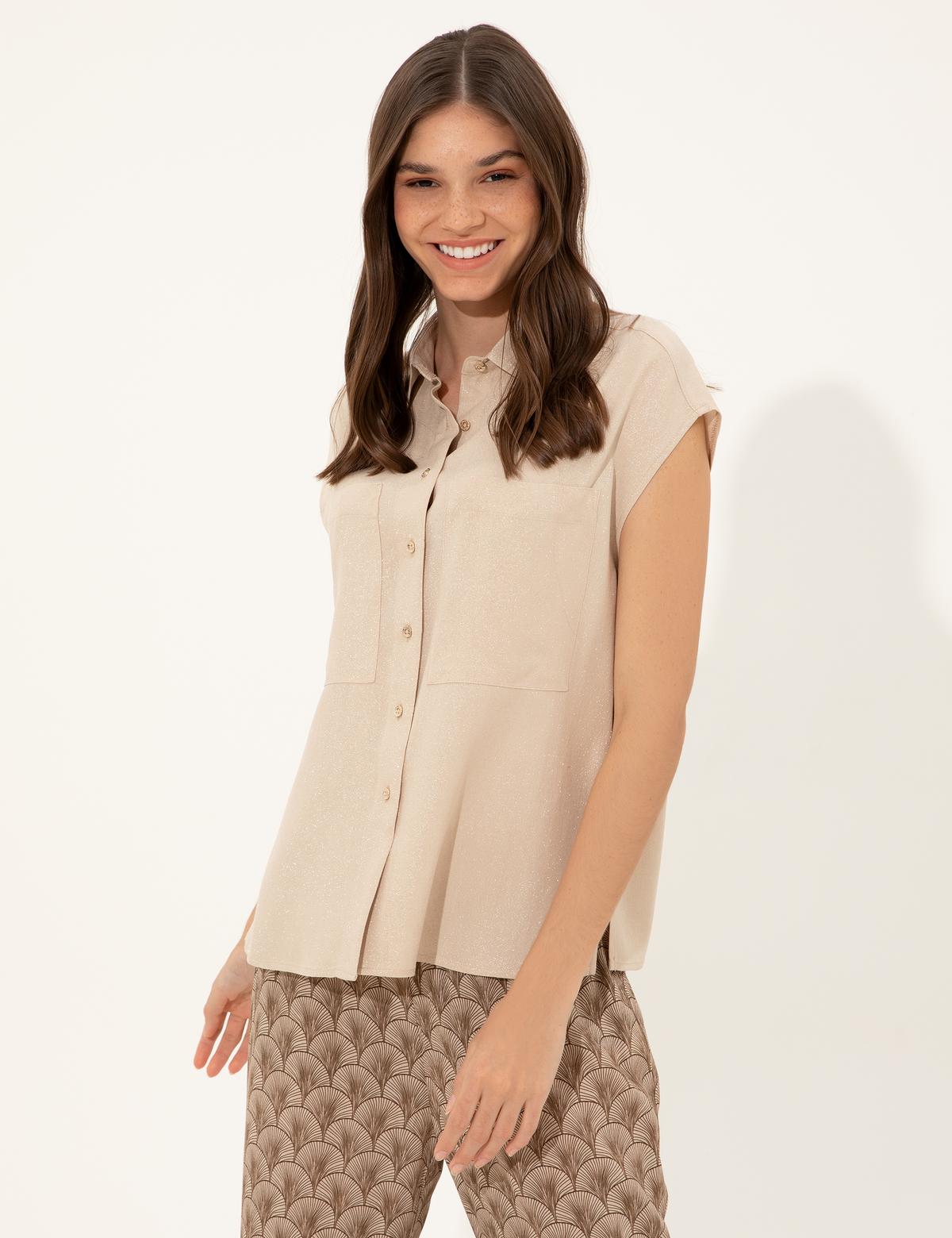 Bej A Kesim Tunik - 50247522003