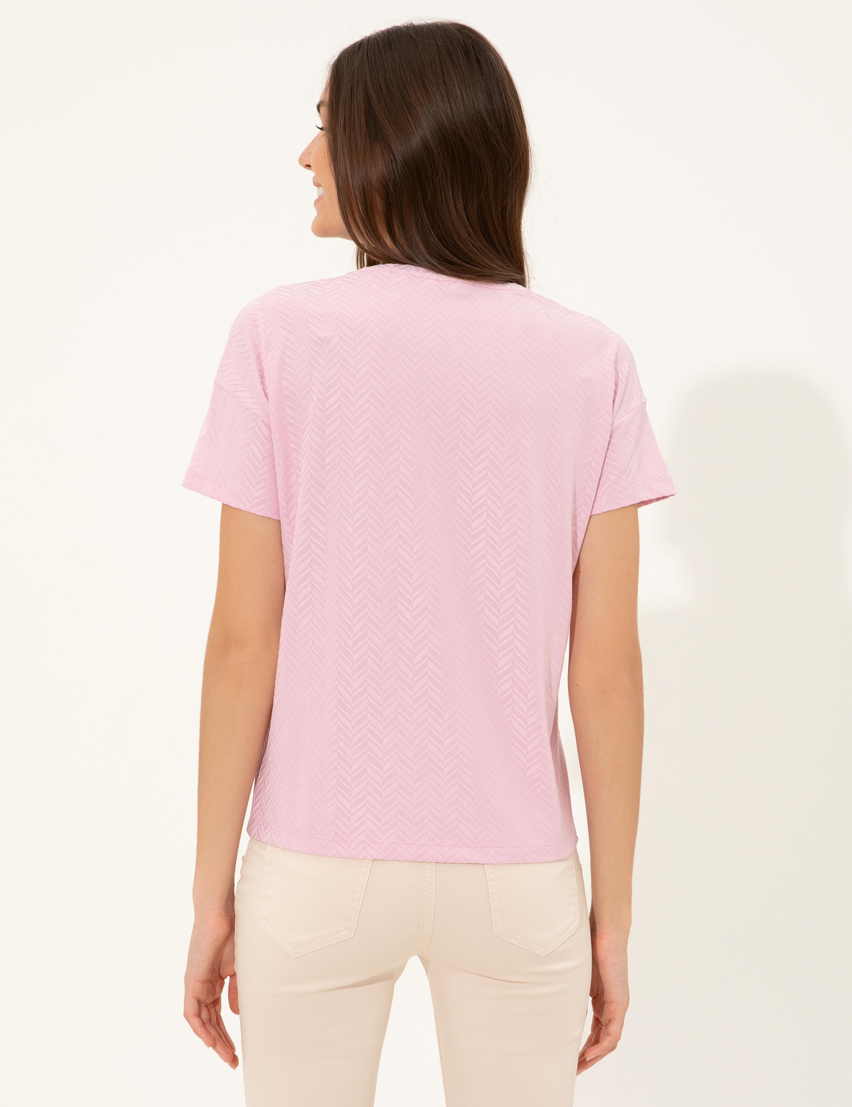 Lila Crop Top Tişört