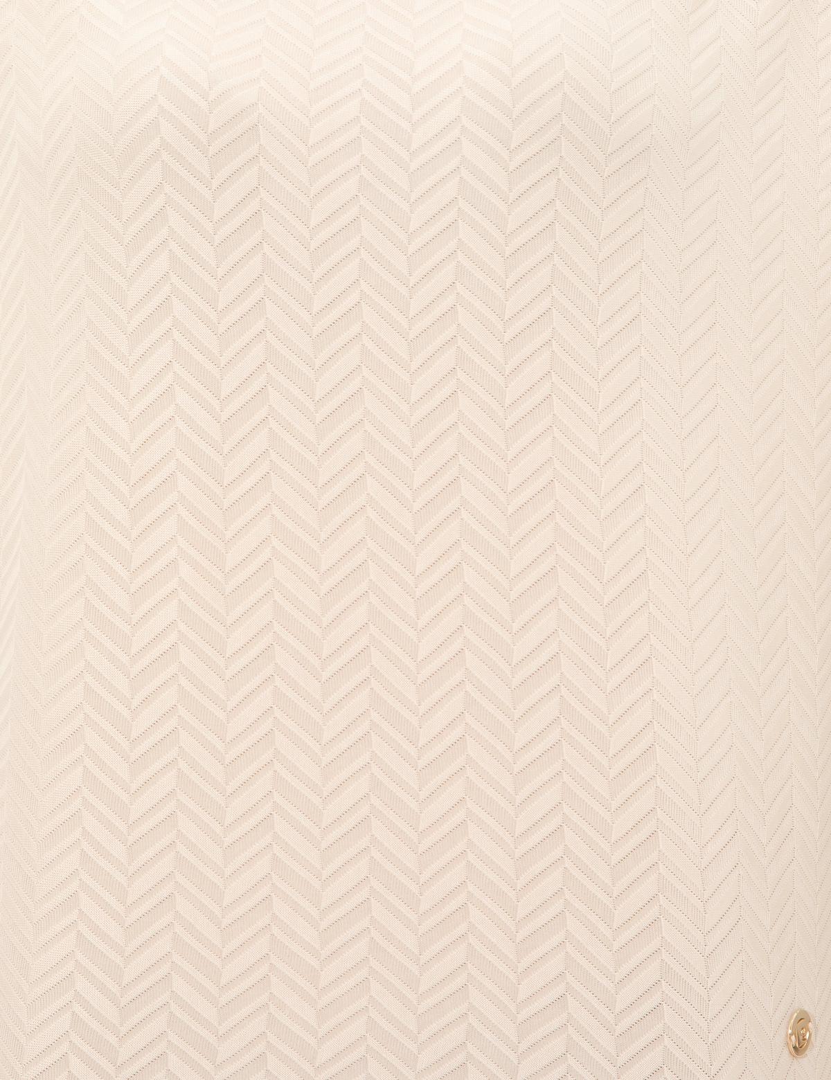 Ekru Crop Top Tişört - 50246083006