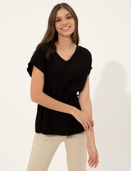 Siyah Comfort Fit Bluz - 50252151010