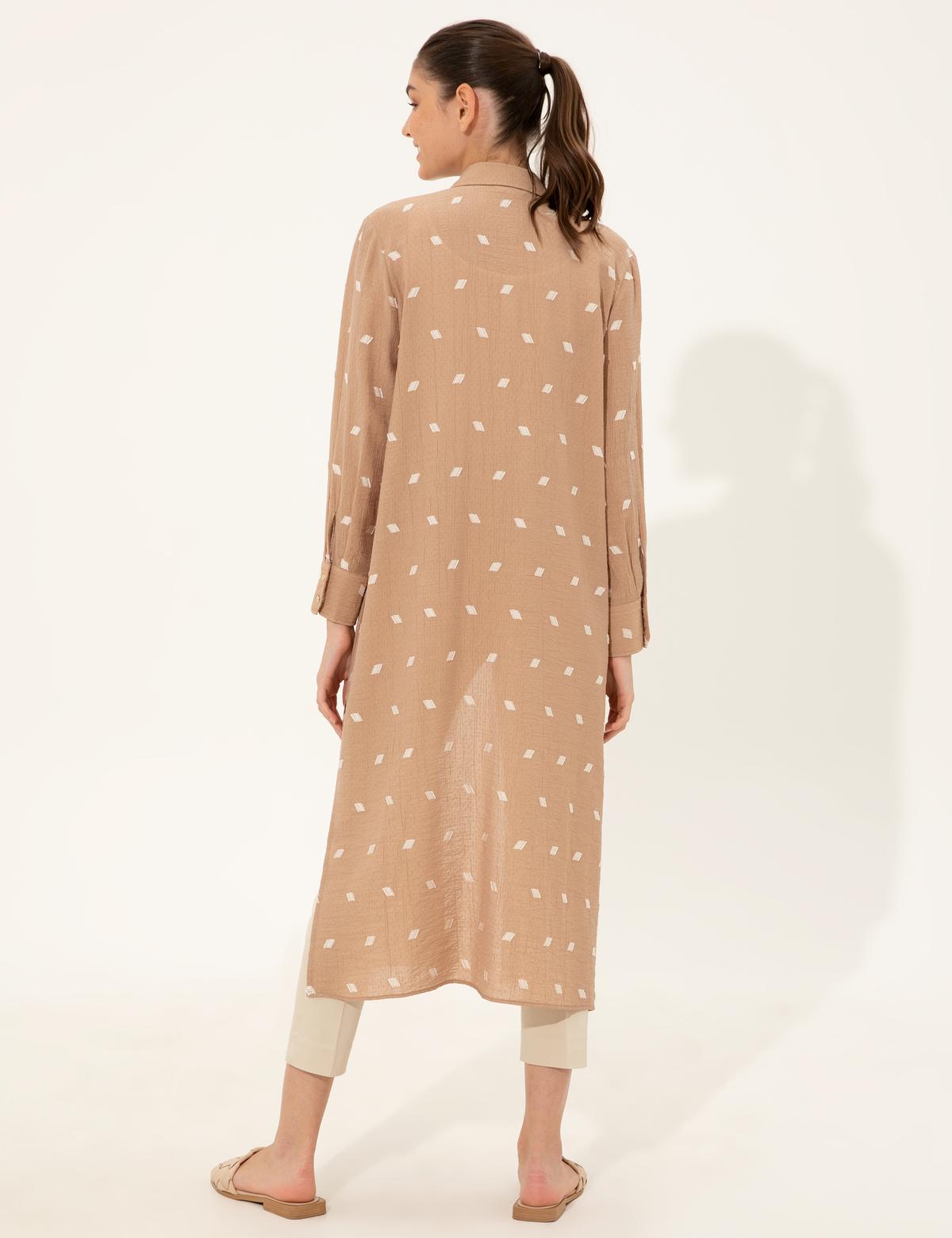 Bej Comfort Fit Tunik - 50246305001