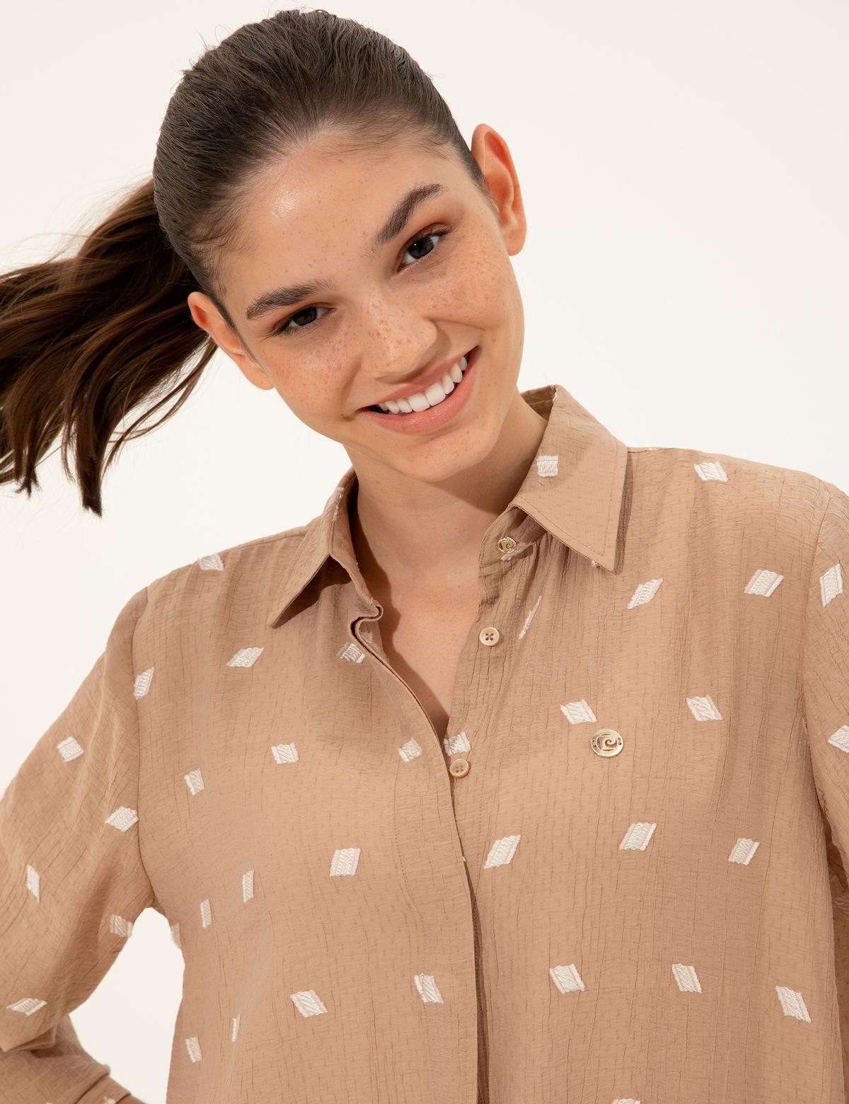 Bej Comfort Fit Tunik - 50246305001