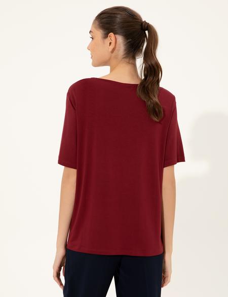 Bordo Tişört - 50213652009