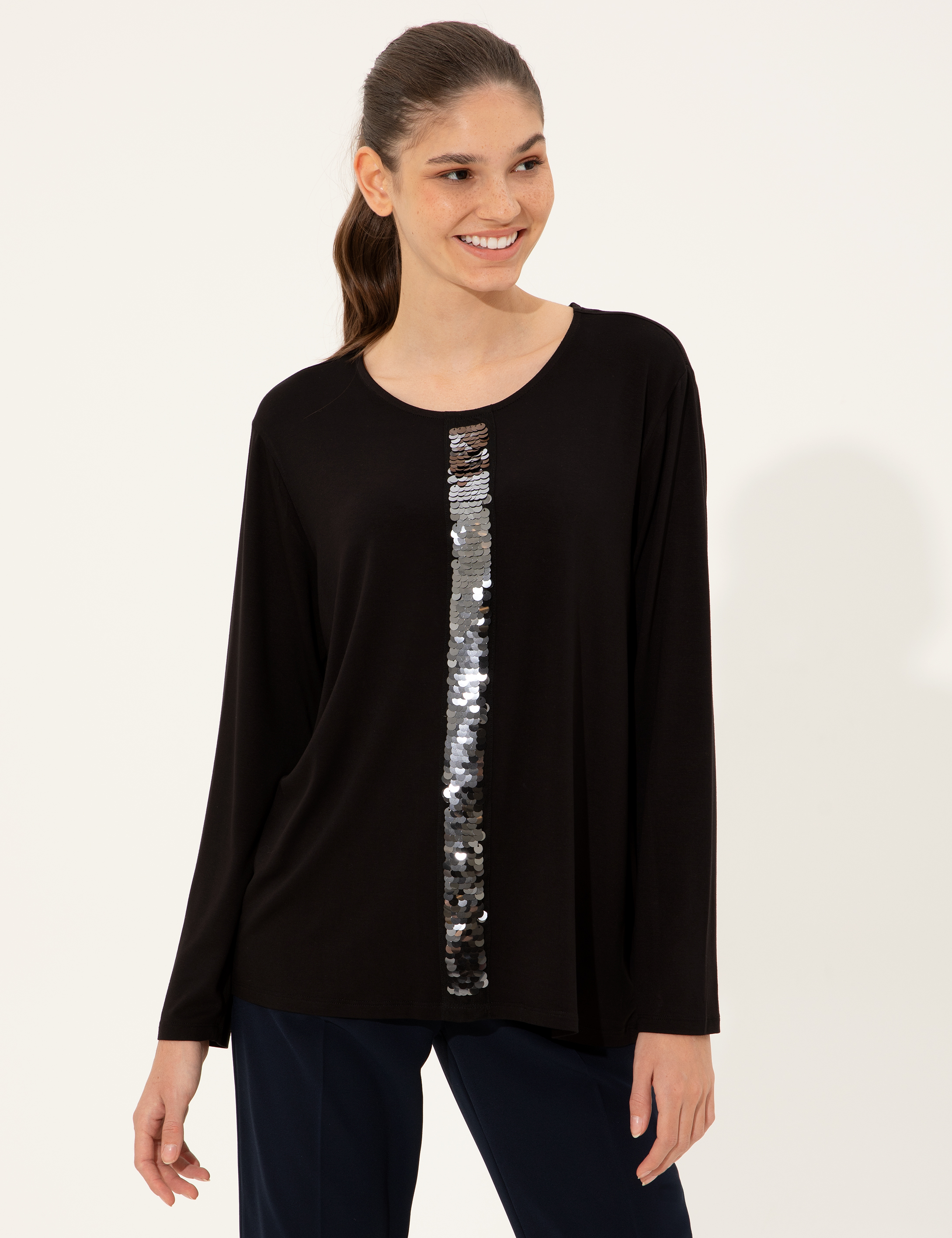Siyah Comfort Fit Tişört