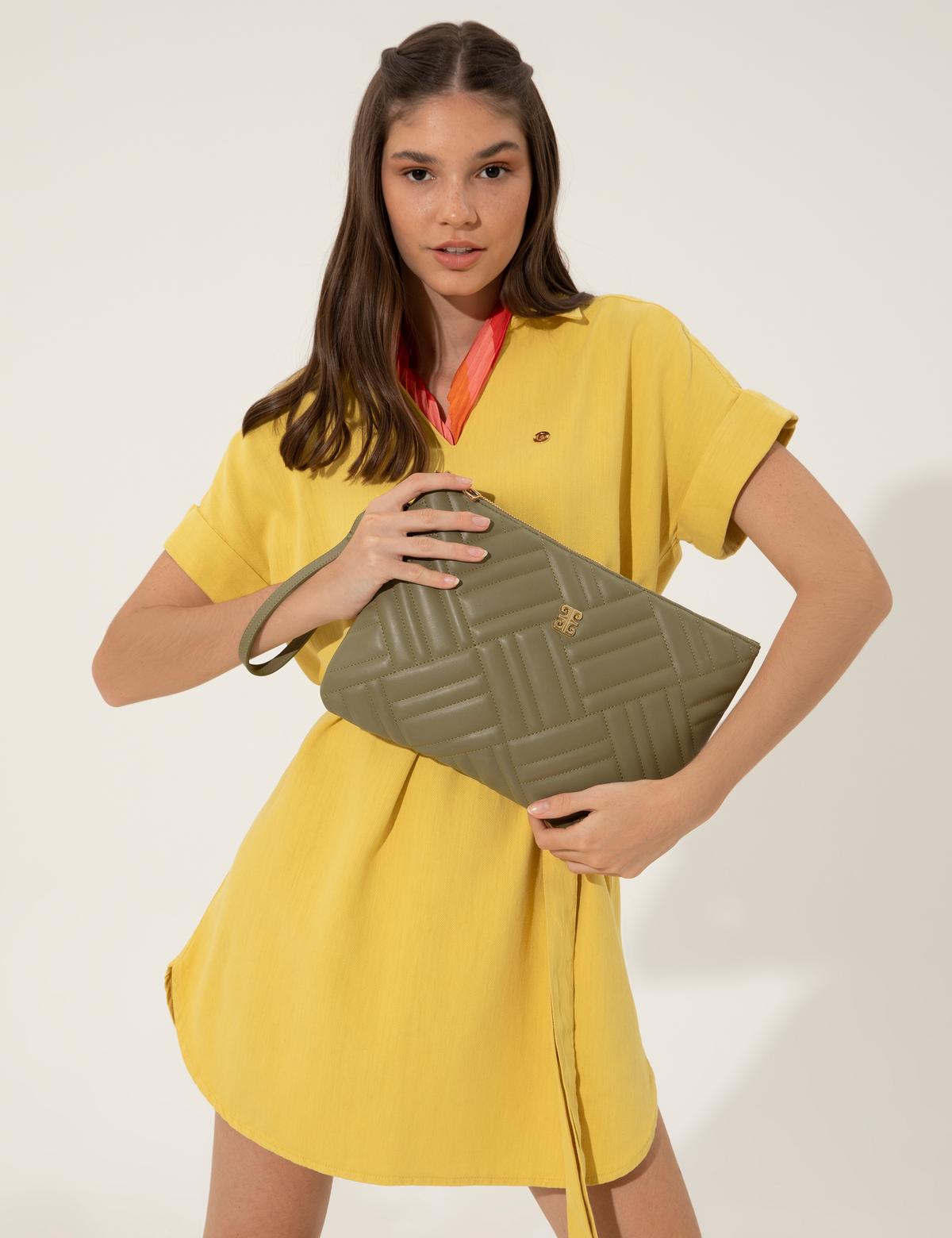 Açık Yeşil El Çantası