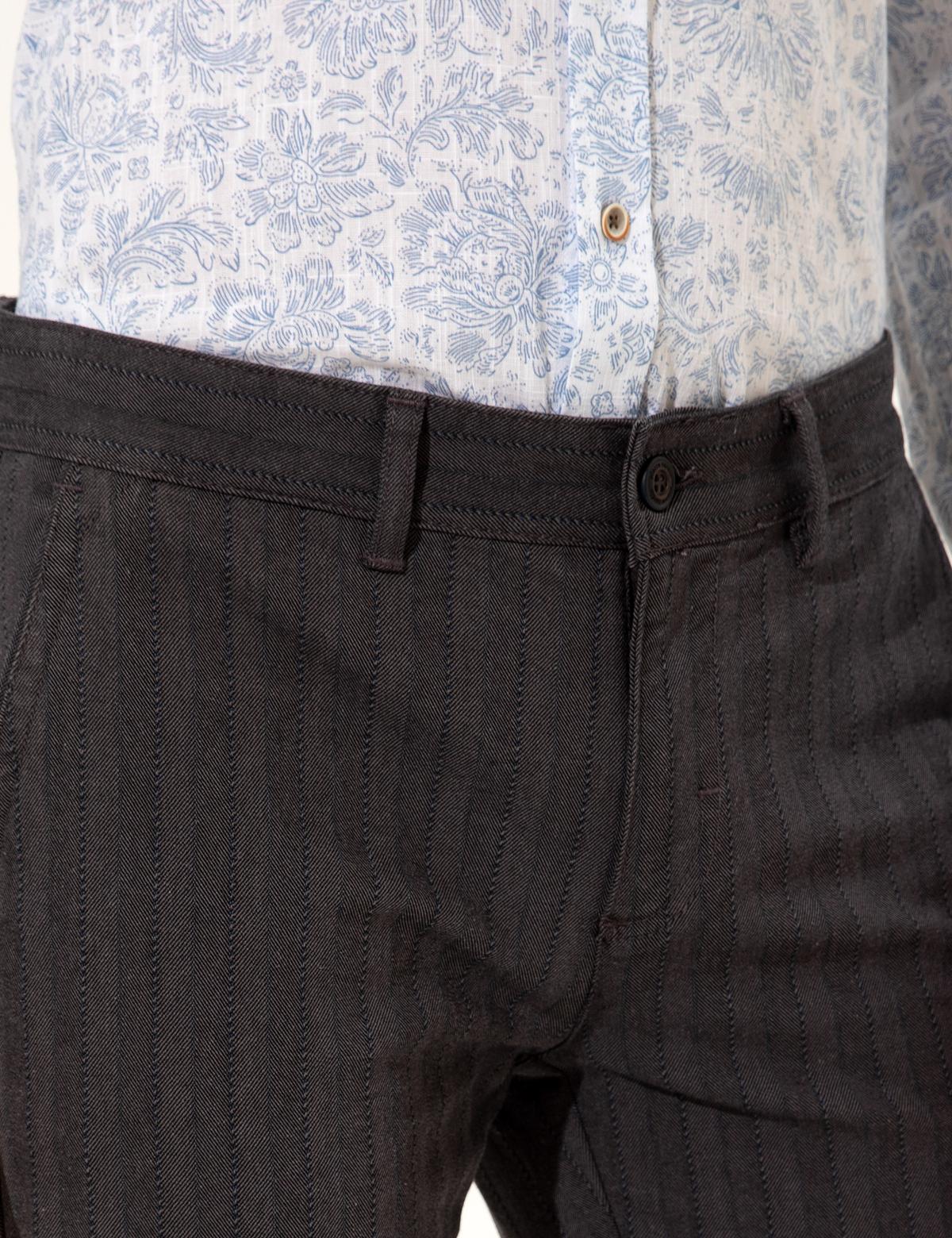 Antrasit Slim Fit Kanvas Pantolon - 50241478007