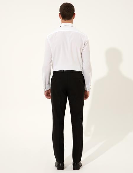 Siyah Slim Fit Kumaş Pantolon - 50253370009