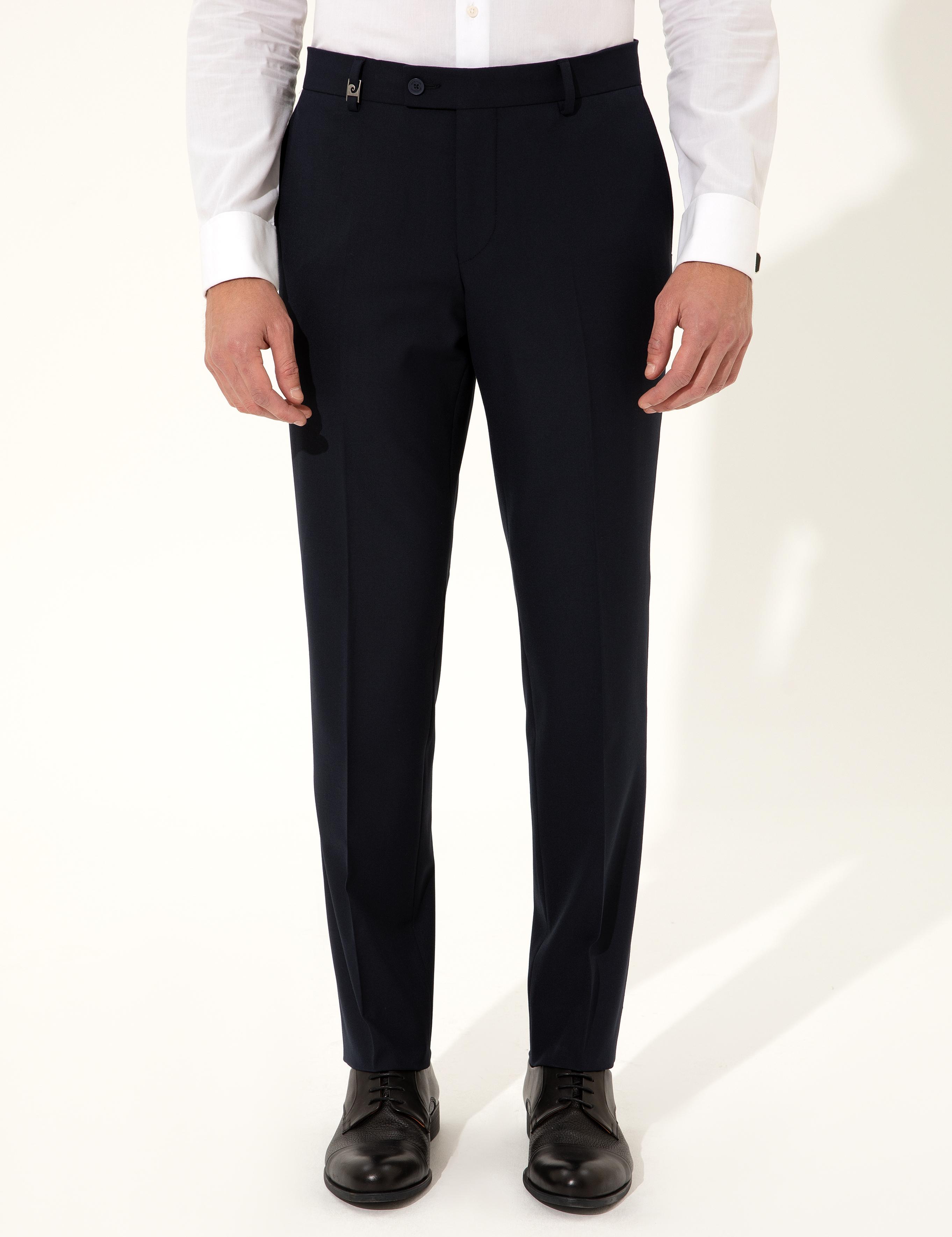 Lacivert Slim Fit Kumaş Pantolon