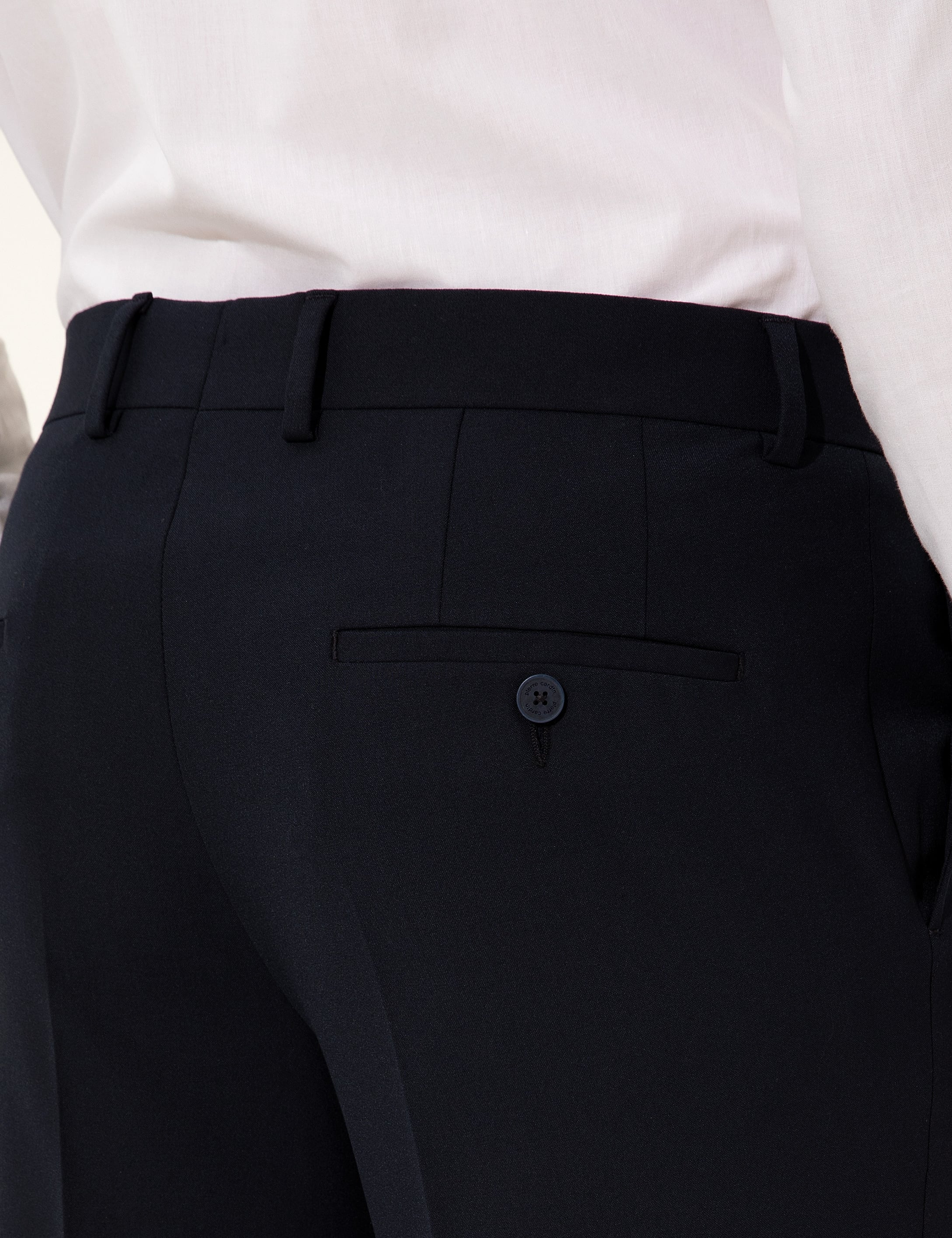 Lacivert Slim Fit Kumaş Pantolon - Image 7