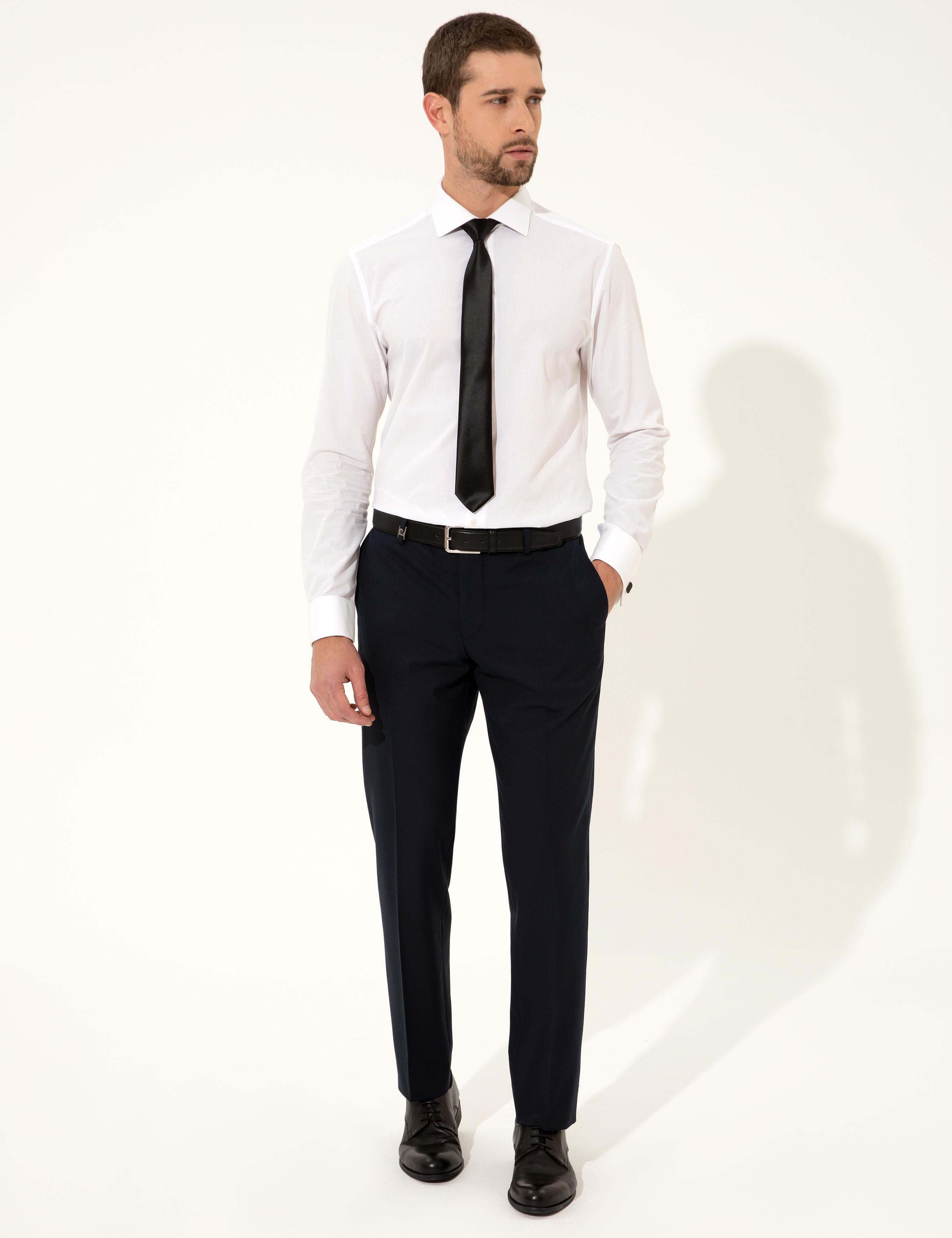 Lacivert Slim Fit Kumaş Pantolon