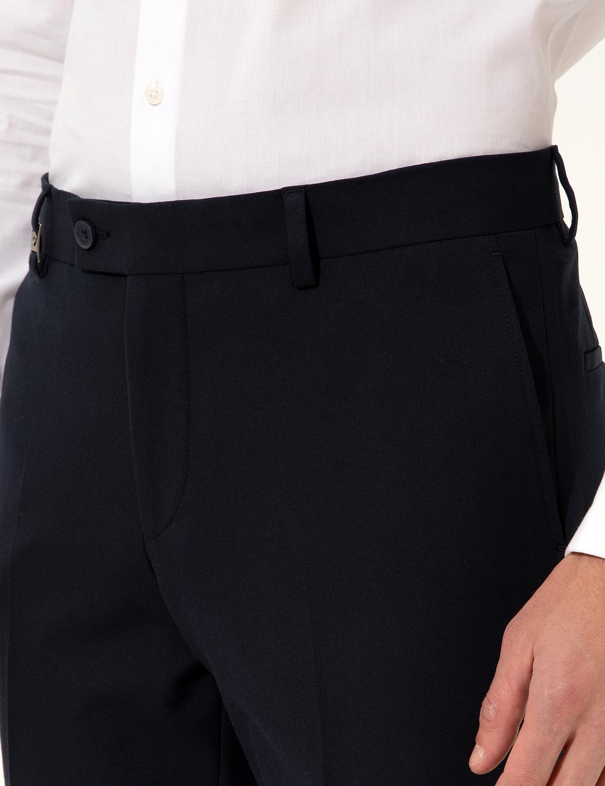 Lacivert Slim Fit Kumaş Pantolon - 50253370039