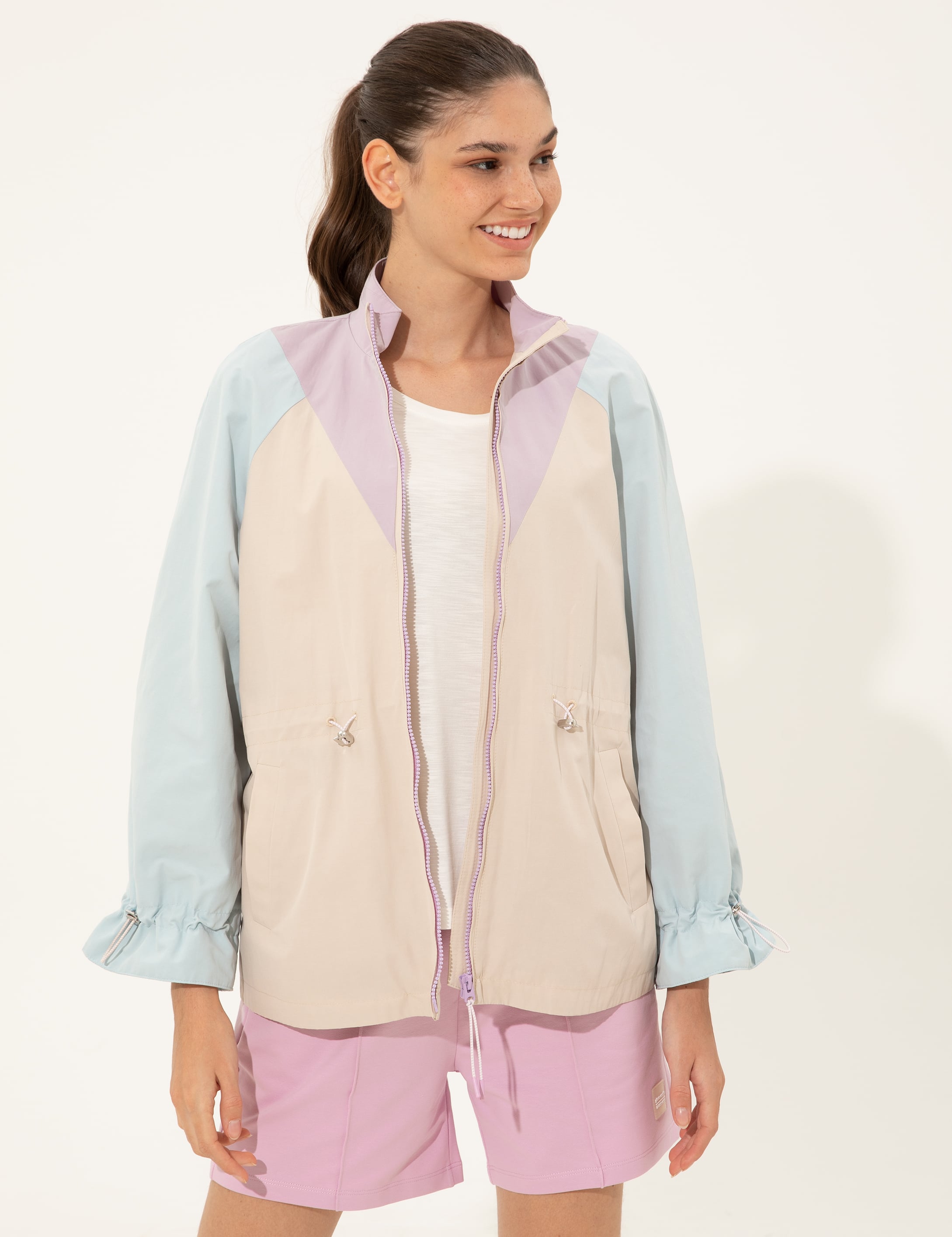 Bej Crop Top Mont