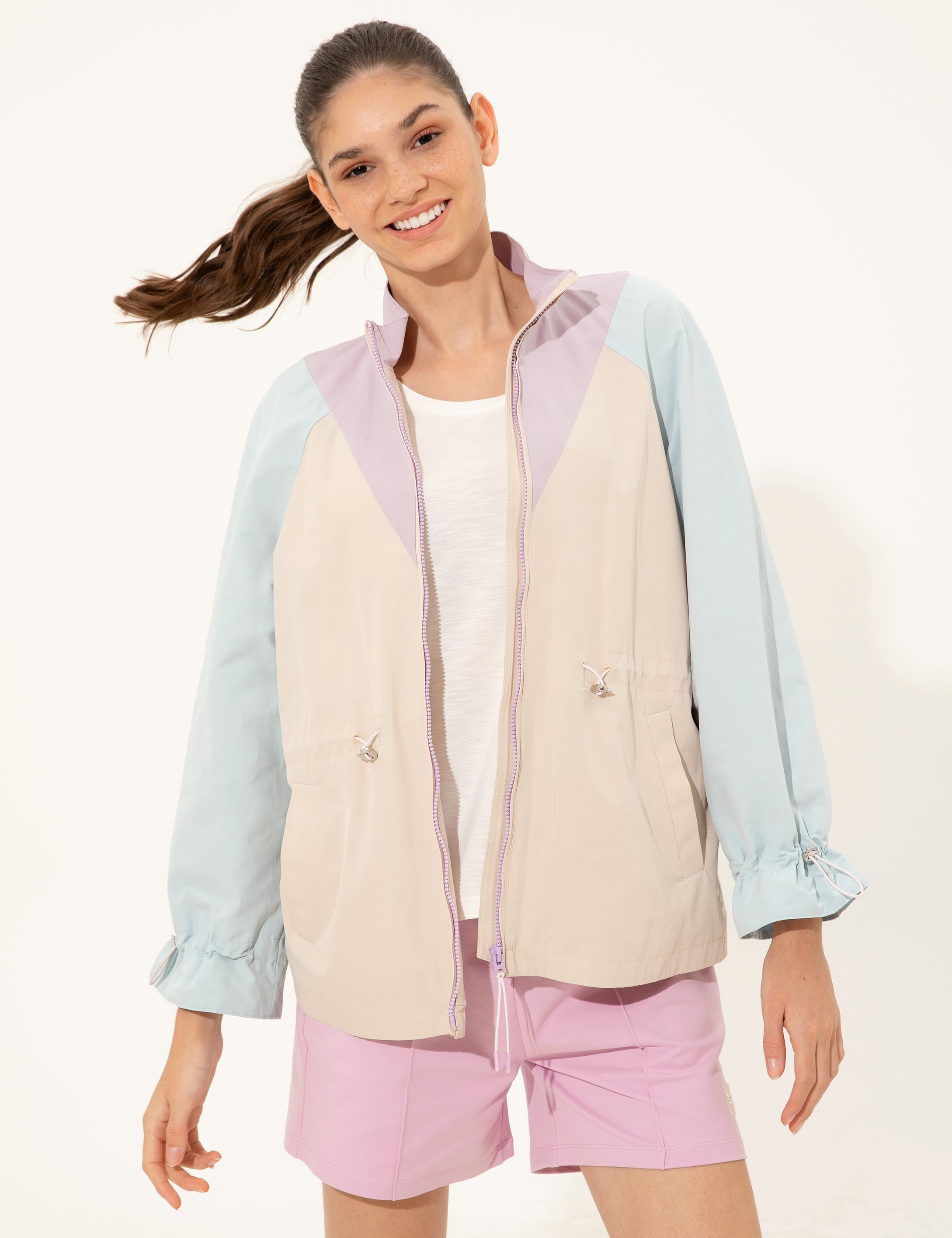 Bej Crop Top Mont