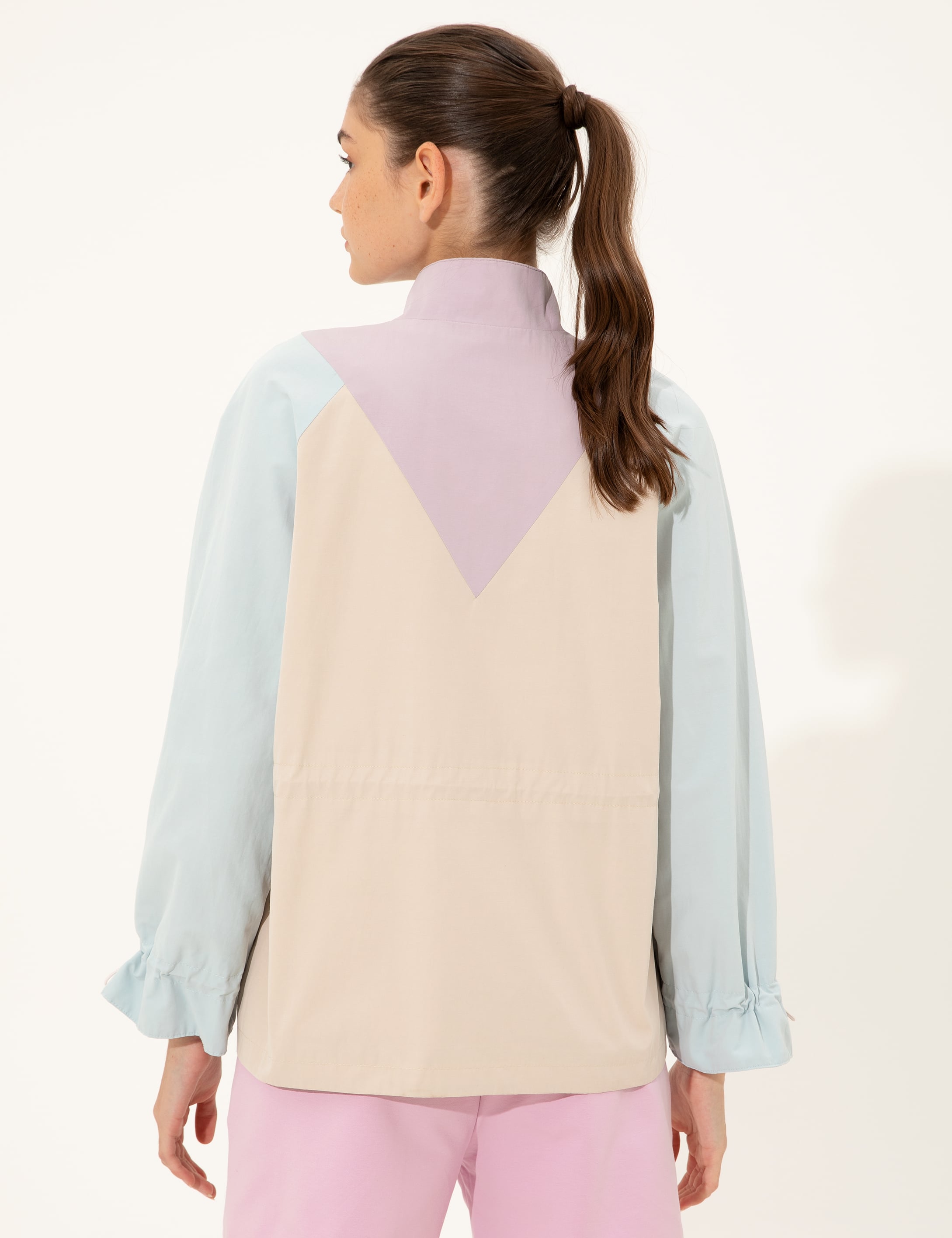 Bej Crop Top Mont