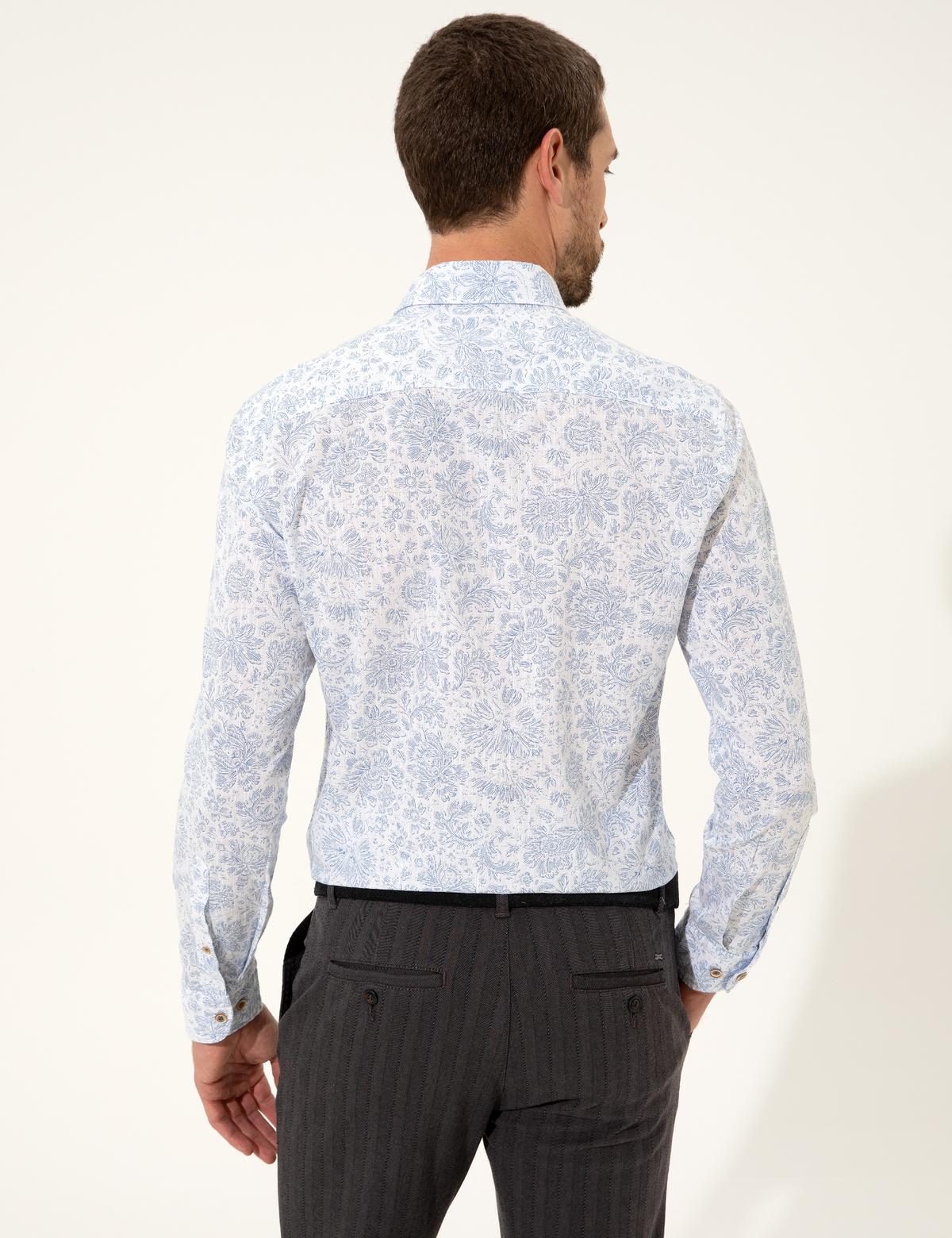 Mavi Slim Fit Uzun Kollu Gömlek - 50249759026