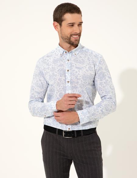 Mavi Slim Fit Uzun Kollu Gömlek - 50249759026