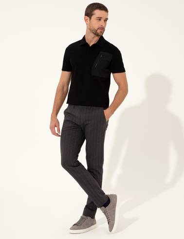 Siyah Slim Fit Tişört