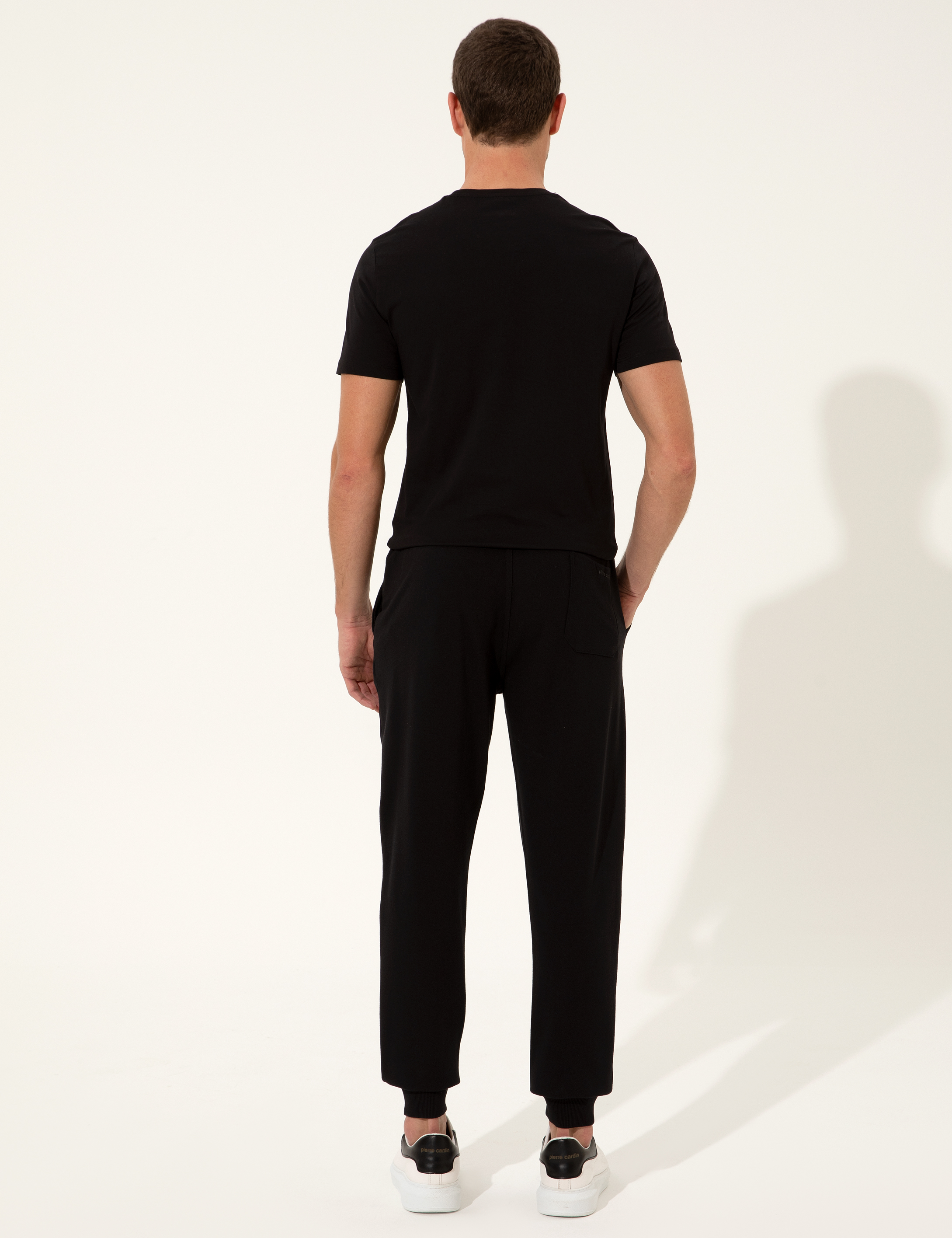 Siyah Slim Fit Eşofman Altı - Image 4