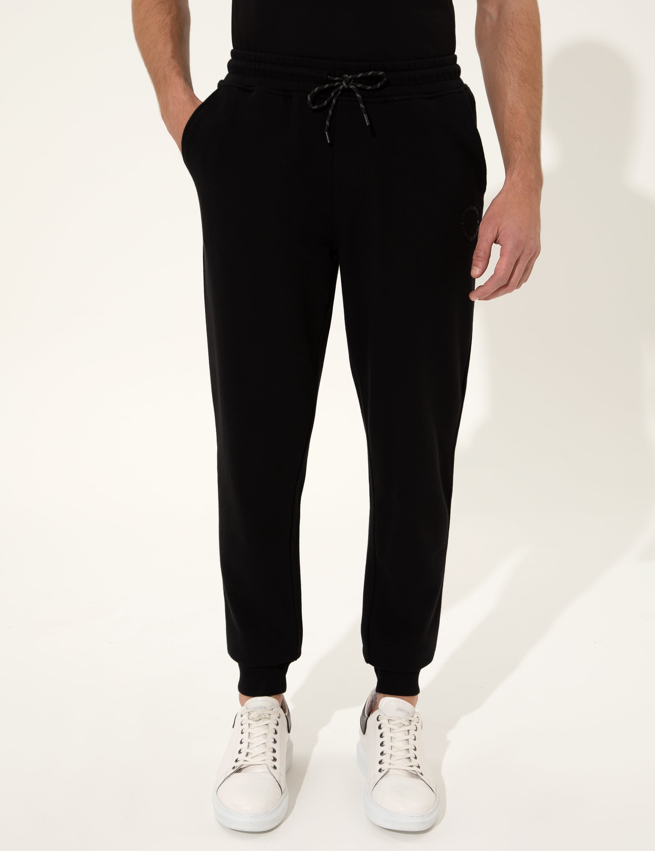 Siyah Slim Fit Eşofman Altı