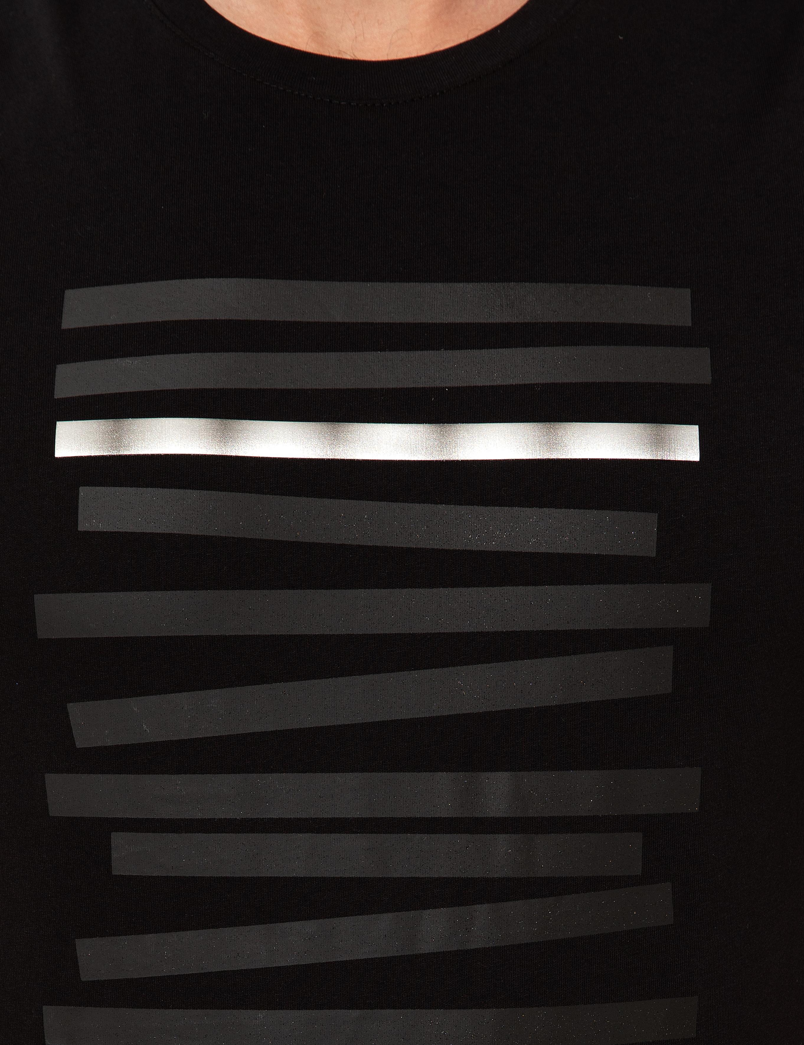 Siyah Slim Fit Bisiklet Yaka Tişört