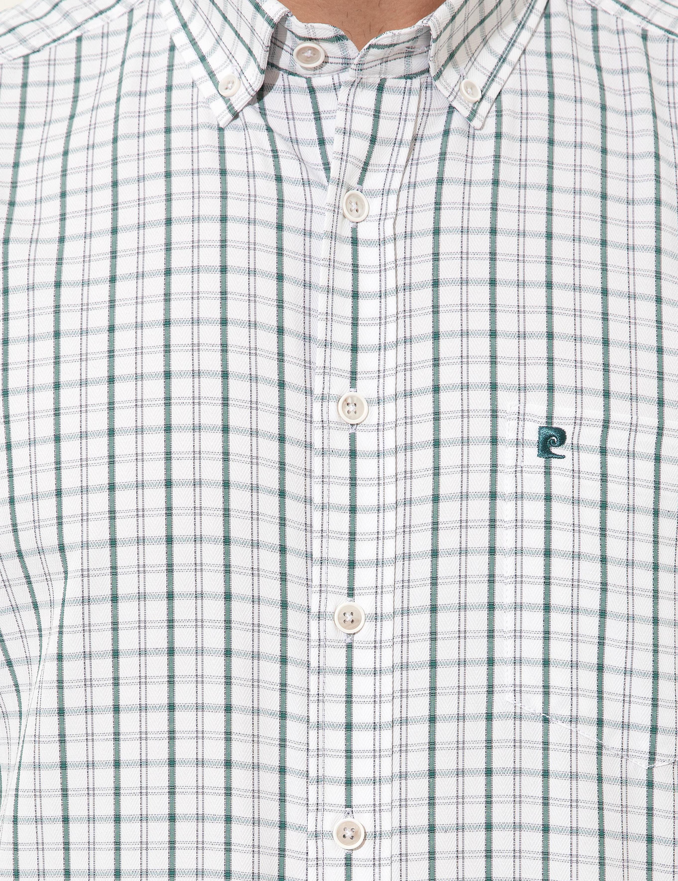 Yeşil Regular Fit Kısakol Gömlek