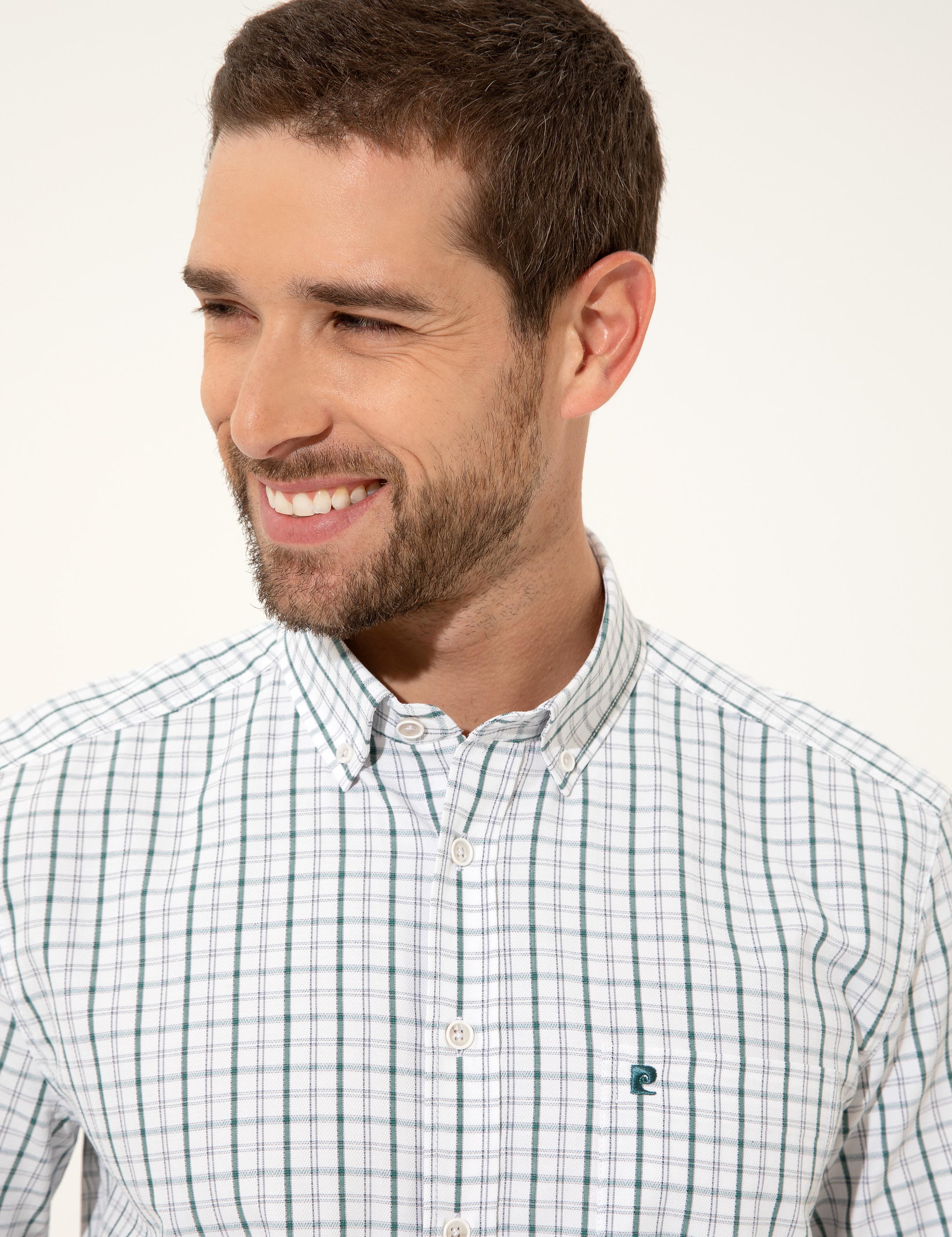 Yeşil Regular Fit Kısakol Gömlek