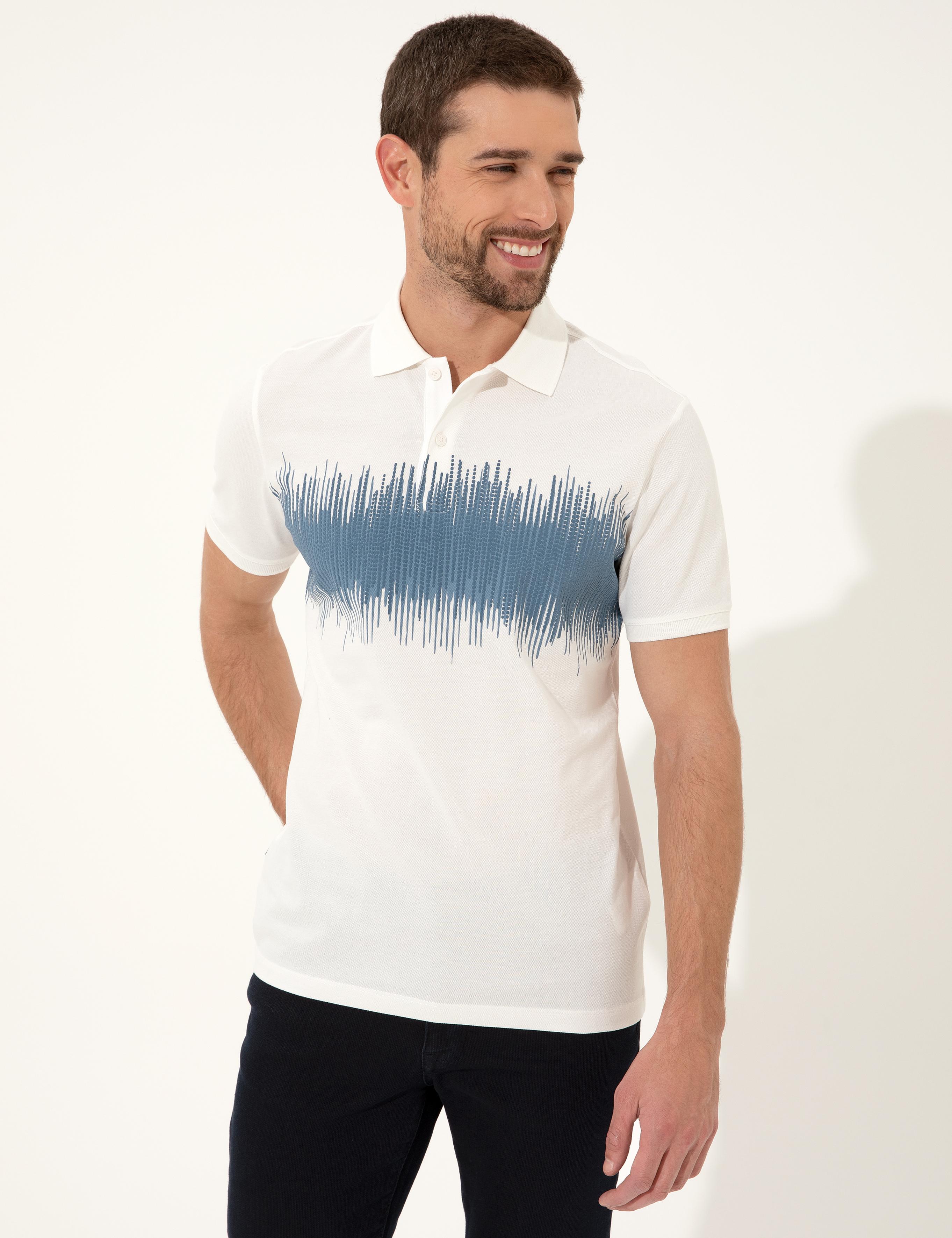 Mavi Slim Fit Polo Yaka Tişört