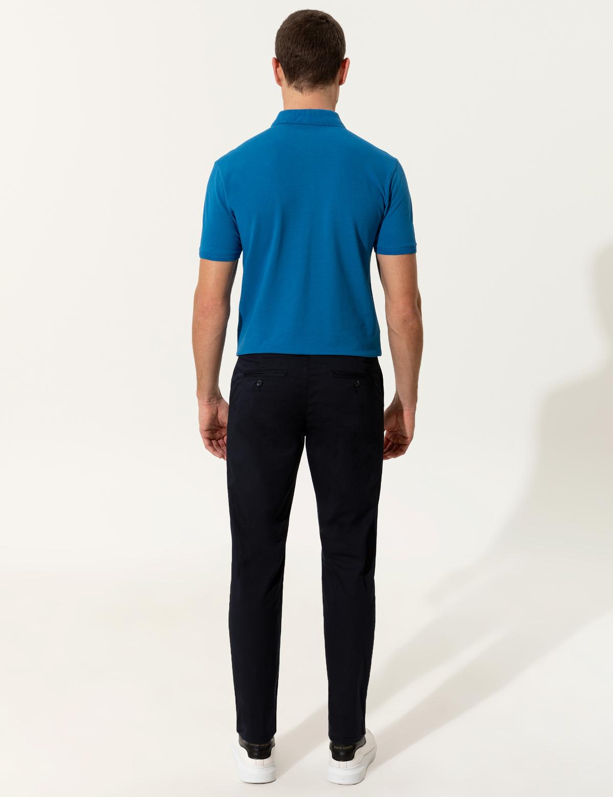 Lacivert Regular Fit Kanvas Pantolon - 50251531038