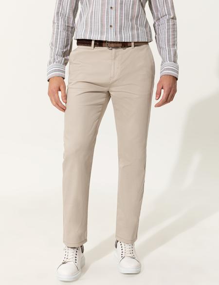 Bej Regular Fit Kanvas Pantolon - 50251035150
