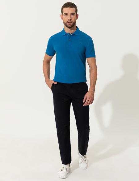 Lacivert Regular Fit Kanvas Pantolon - 50251531038