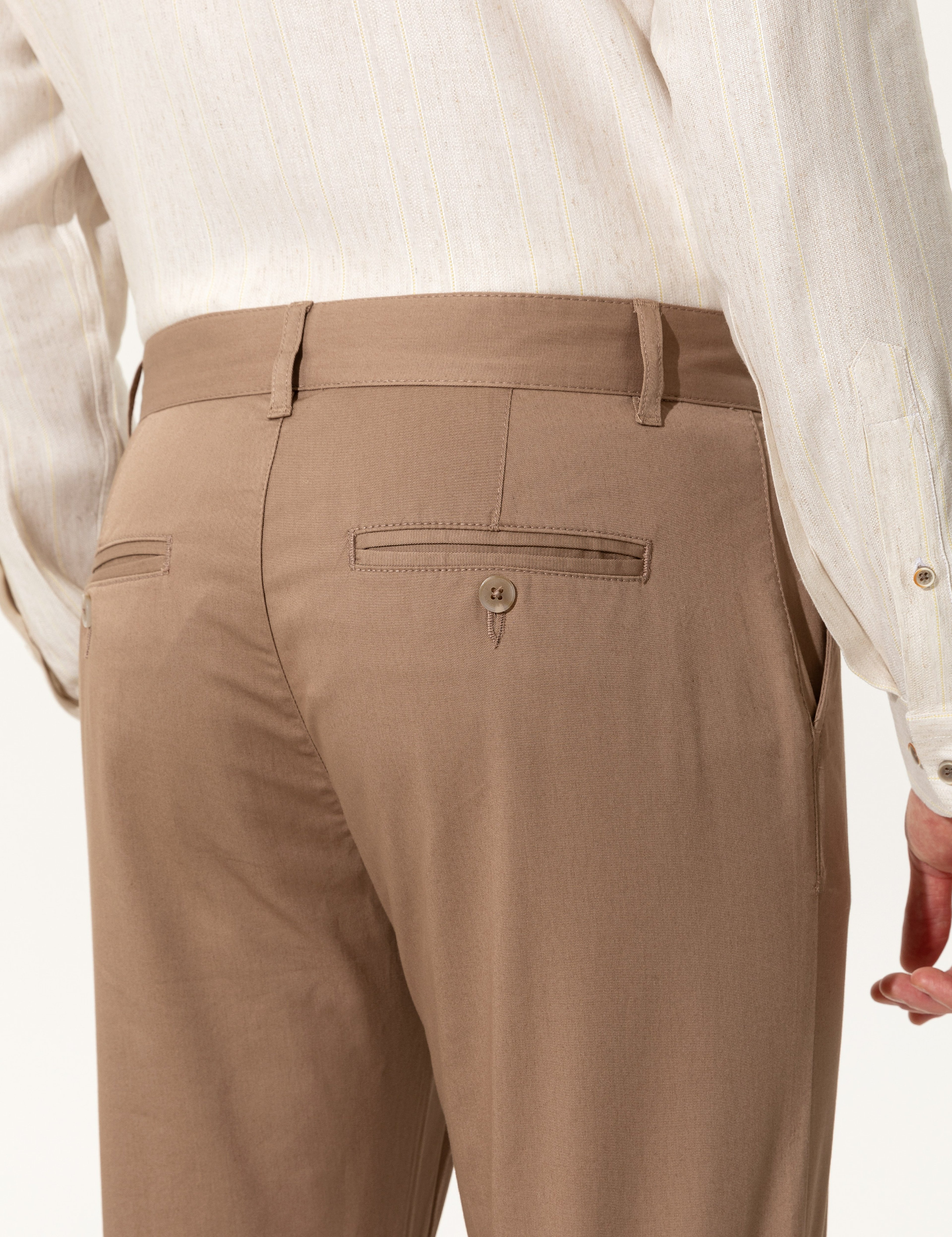 Vizon Regular Fit Kanvas Pantolon - Image 6