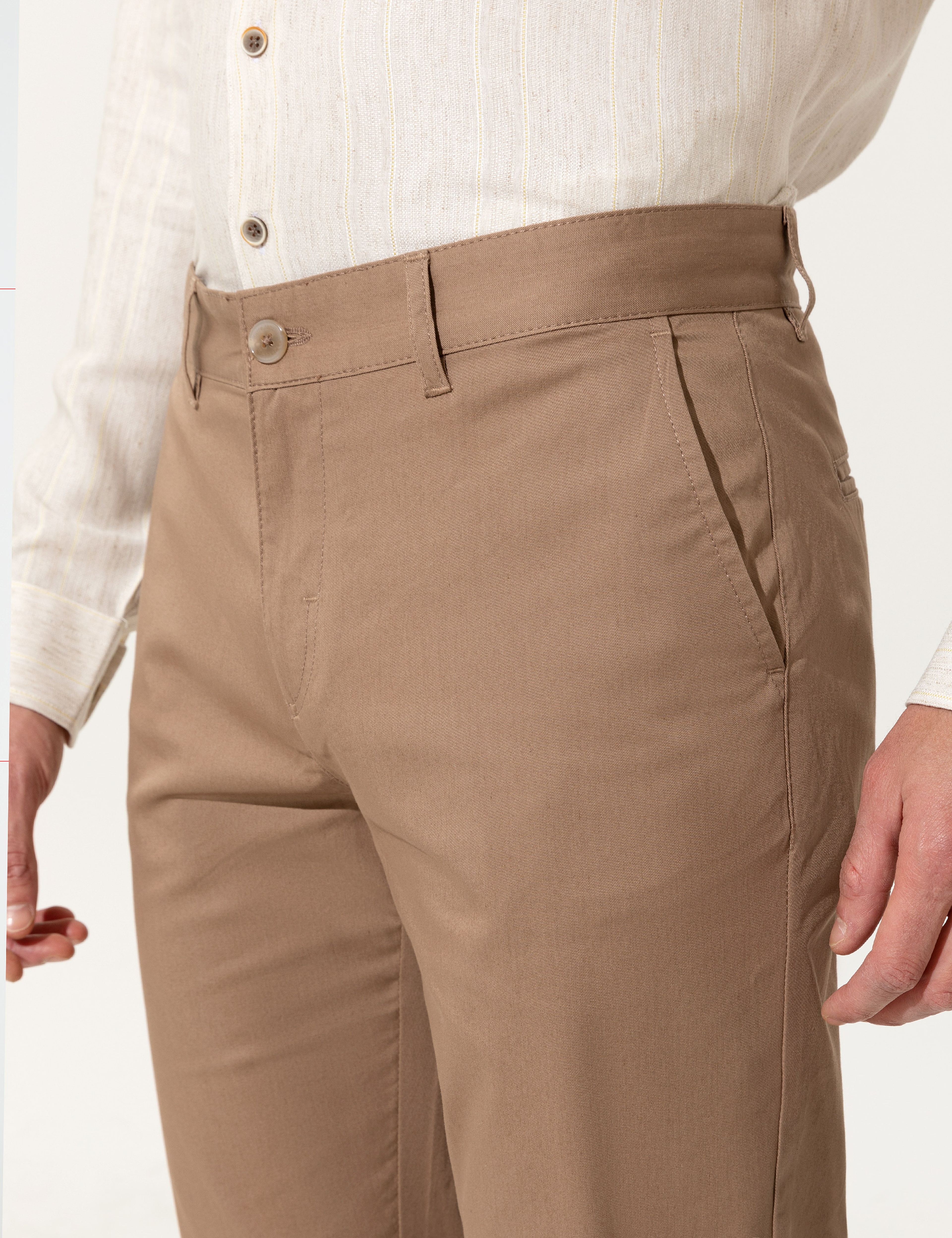 Vizon Regular Fit Kanvas Pantolon