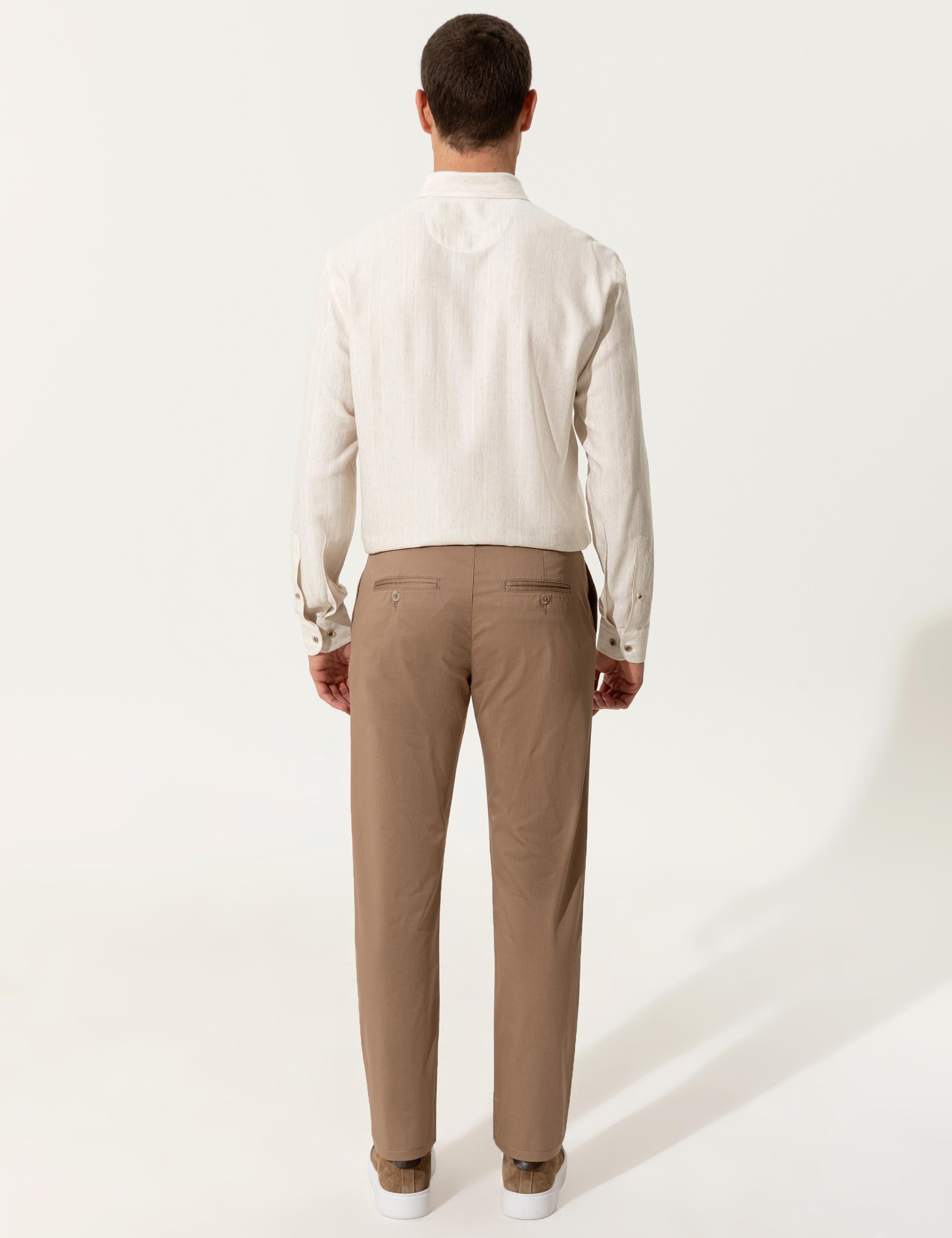 Vizon Regular Fit Kanvas Pantolon