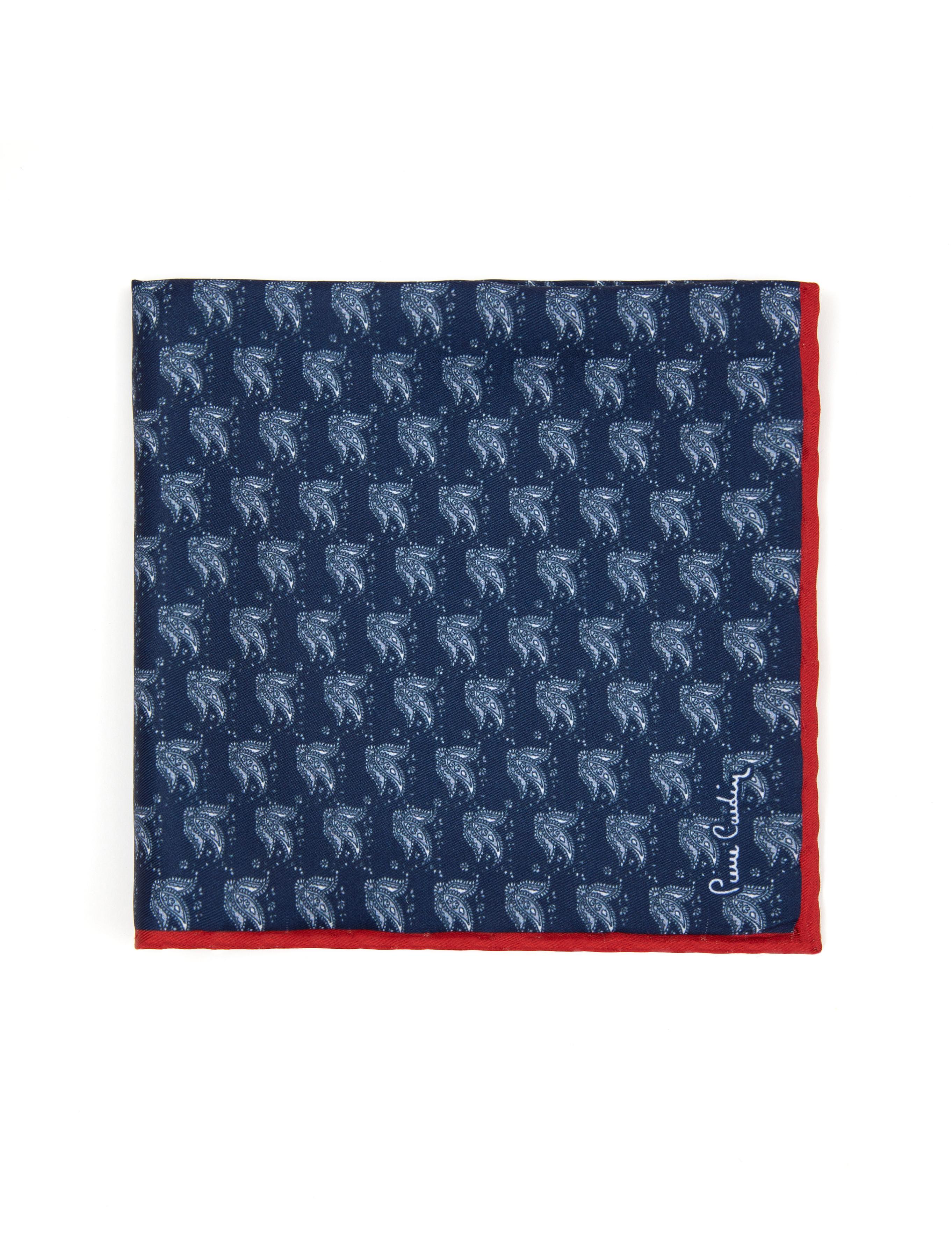 Lacivert Desenli Mendil