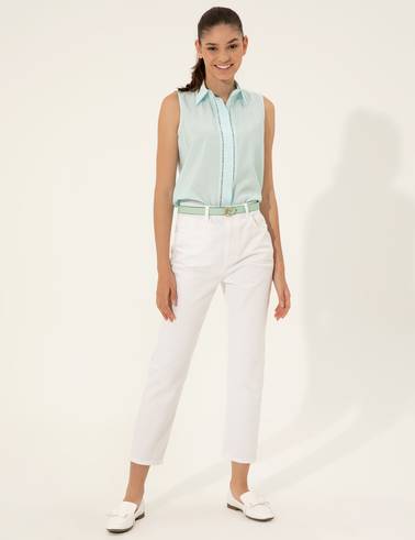 Mavi Regular Fit Kolsuz Bluz
