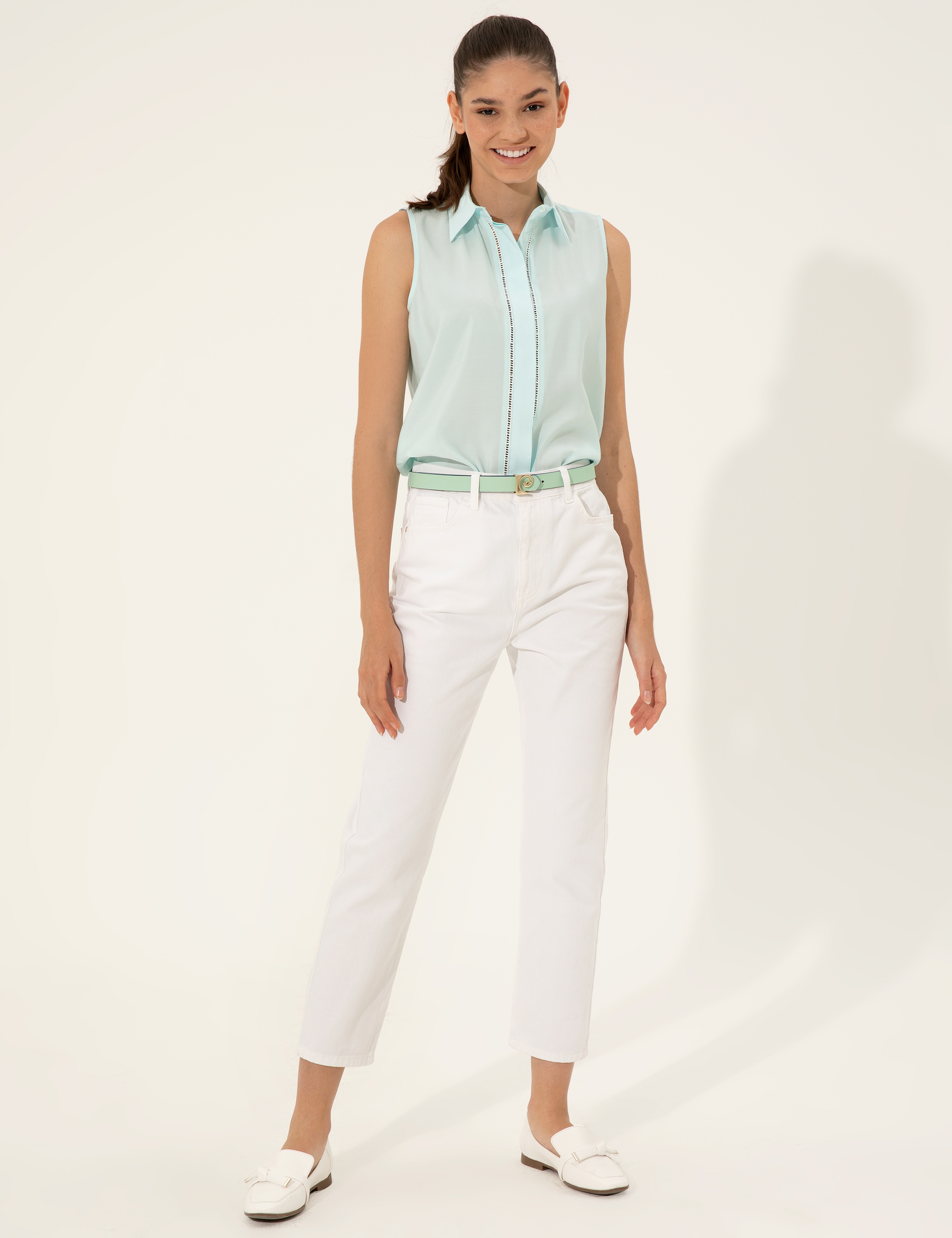 Mavi Regular Fit Kolsuz Bluz