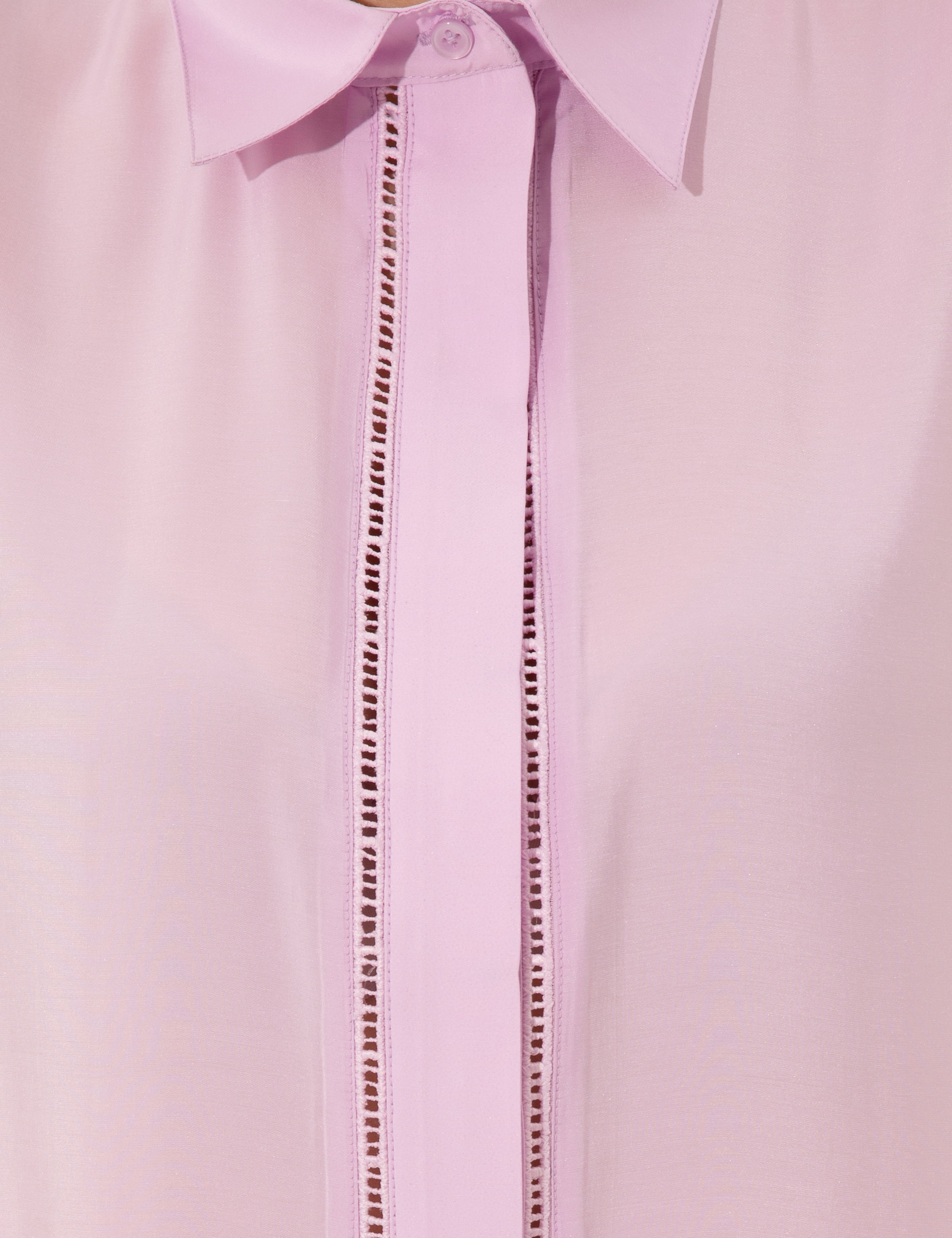 Lila Regular Fit Kolsuz Bluz