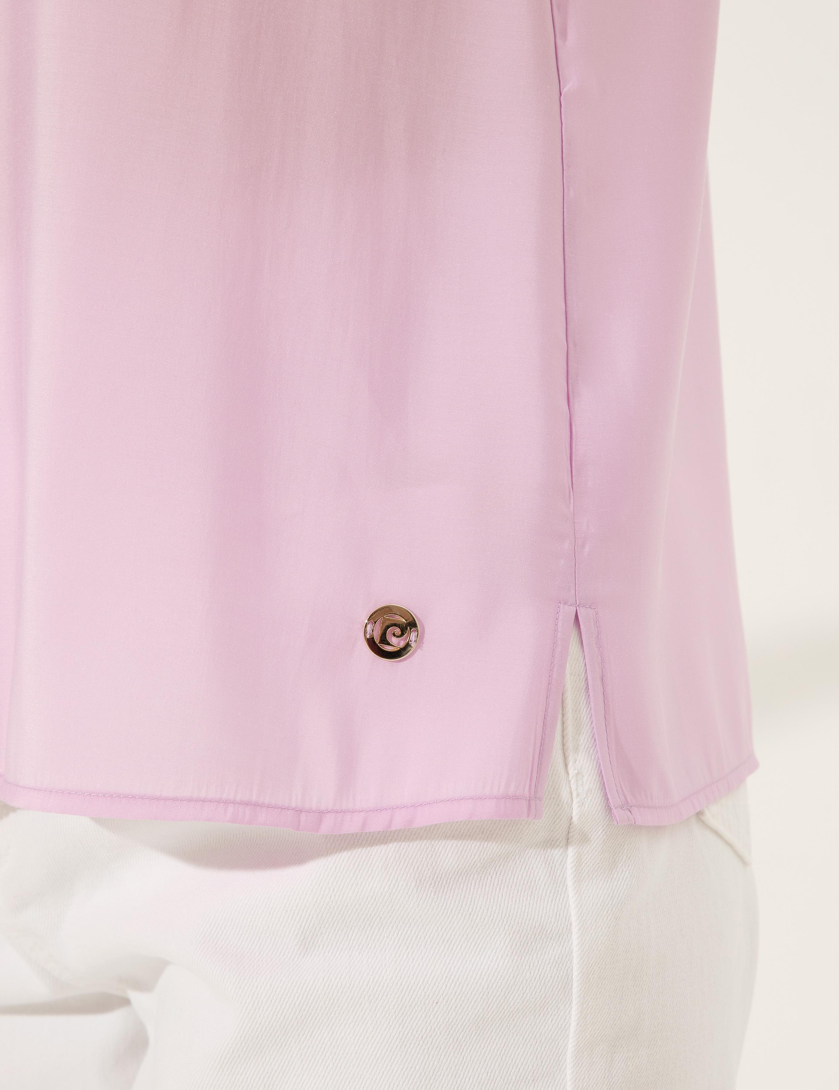 Lila Regular Fit Kolsuz Bluz