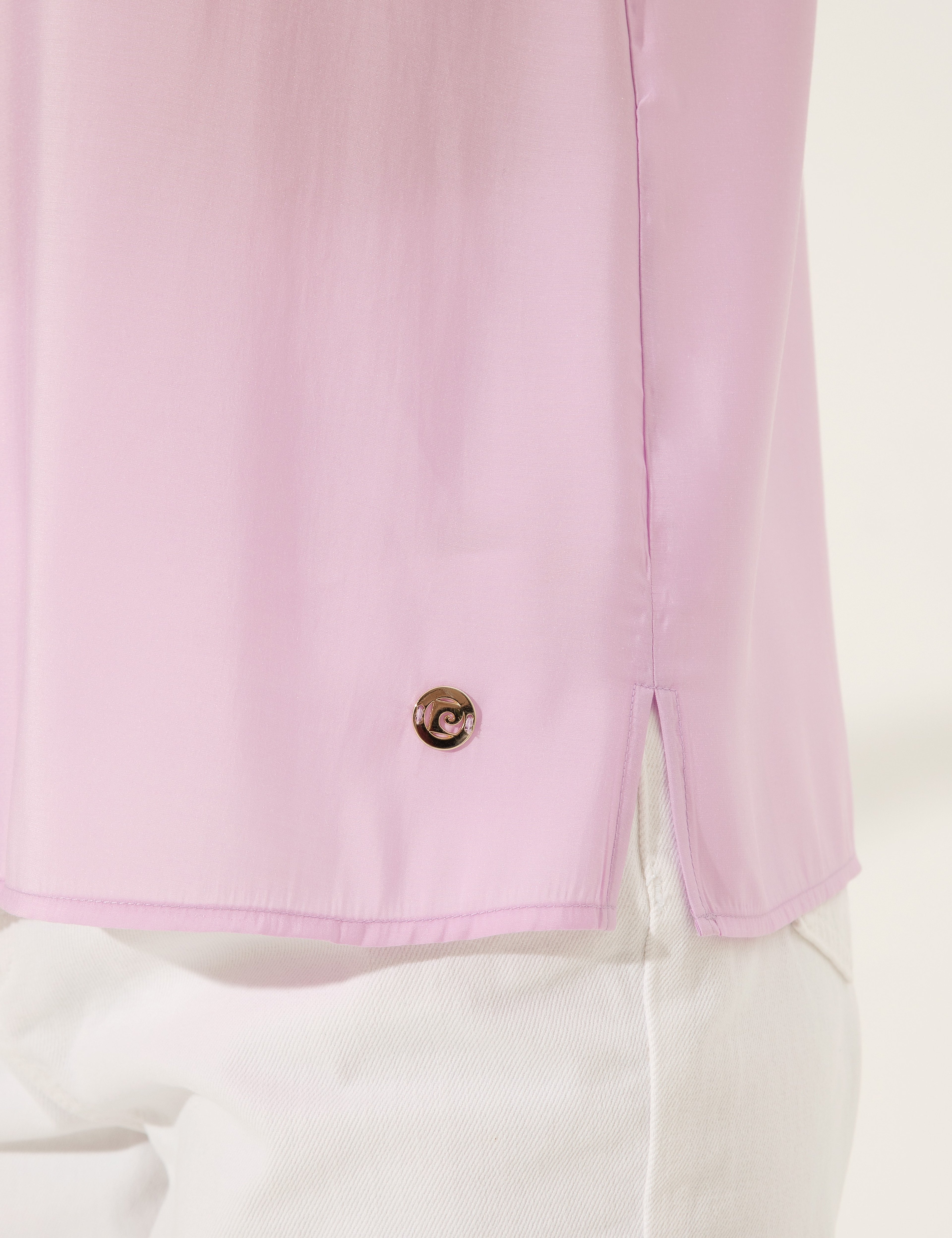 Lila Regular Fit Kolsuz Bluz