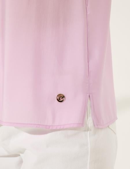 Lila Regular Fit Kolsuz Bluz - 50247281022