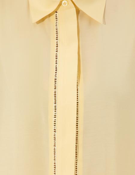 Sarı Regular Fit Kolsuz Bluz - 50247281038