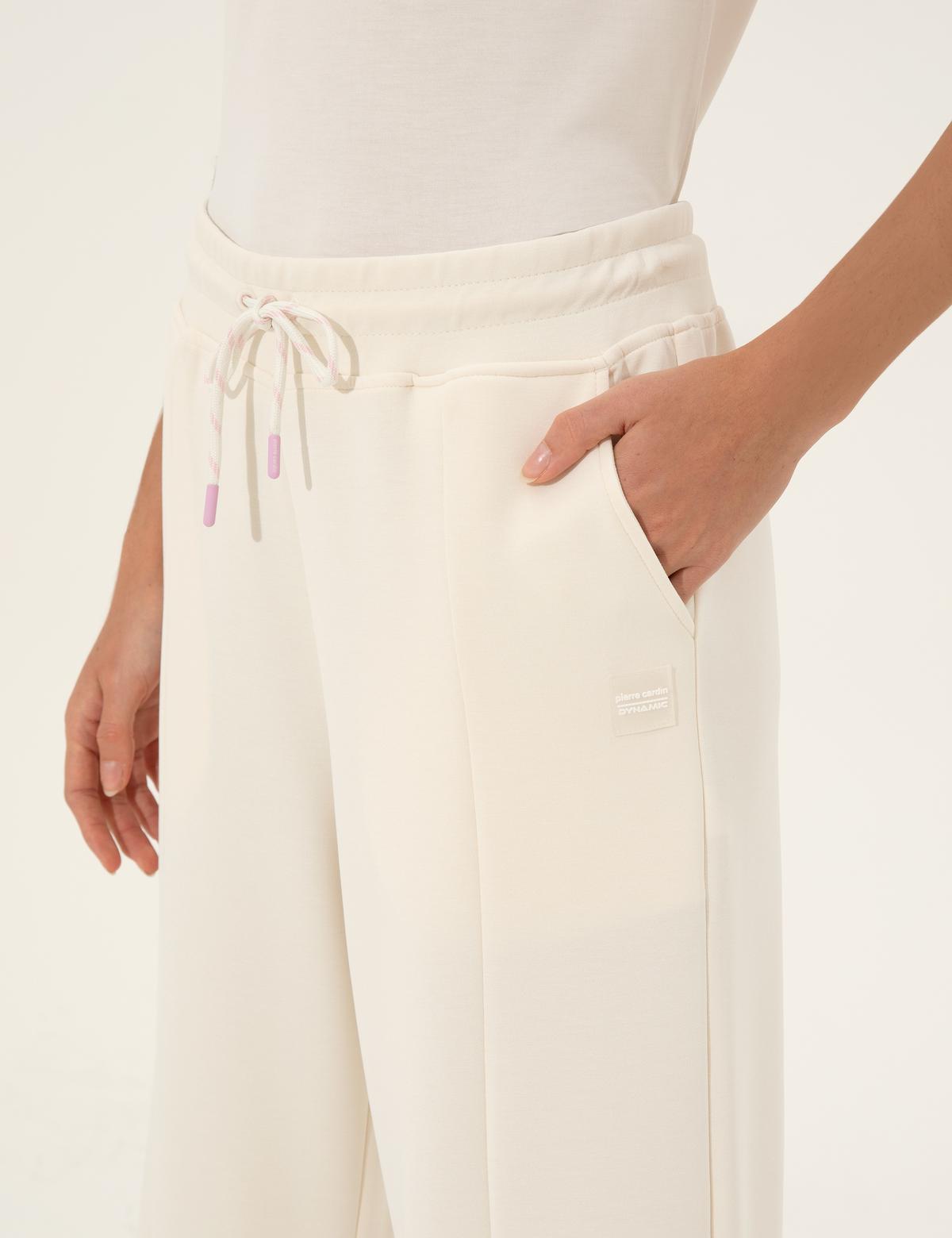 Ekru Flare Fit Eşofman Altı - 50247473024