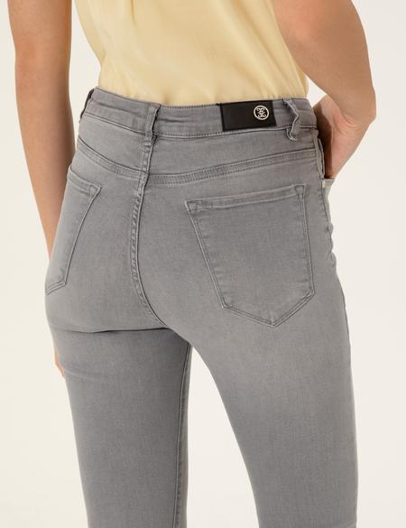 Açık Gri Skinny Fit Jean Pantolon - 50251953001