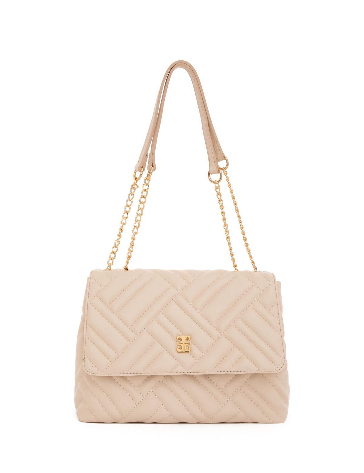 Bej Omuz Çantası - 50261520003